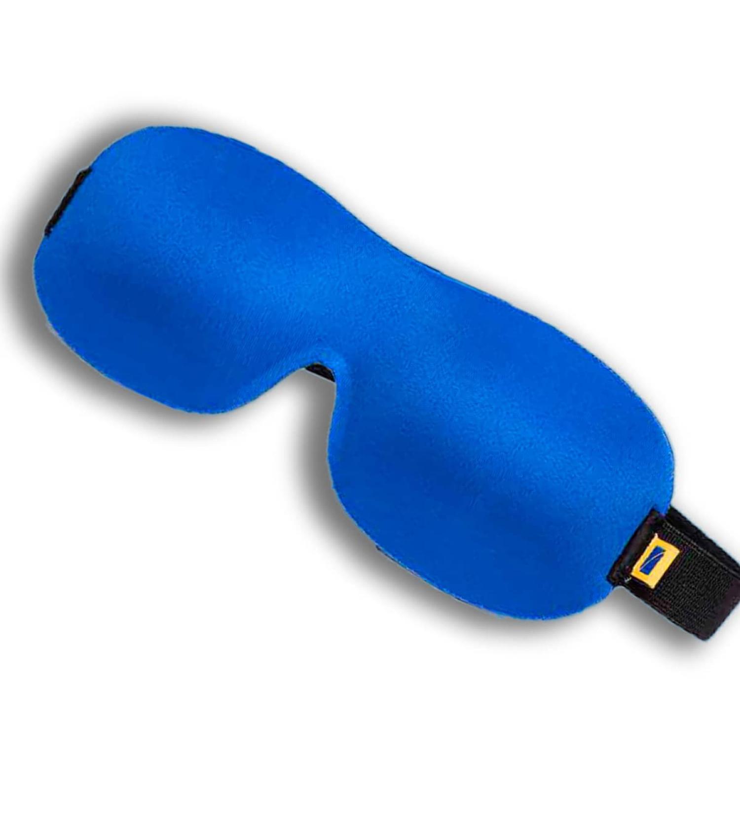 Travel Blue Ultimate Travel Blackout Eye Mask Sleep Eye Mask Elegant Eye Cover Sleeping Mask for Men & Women One Size Blue - Buy Online on GoSupps.com