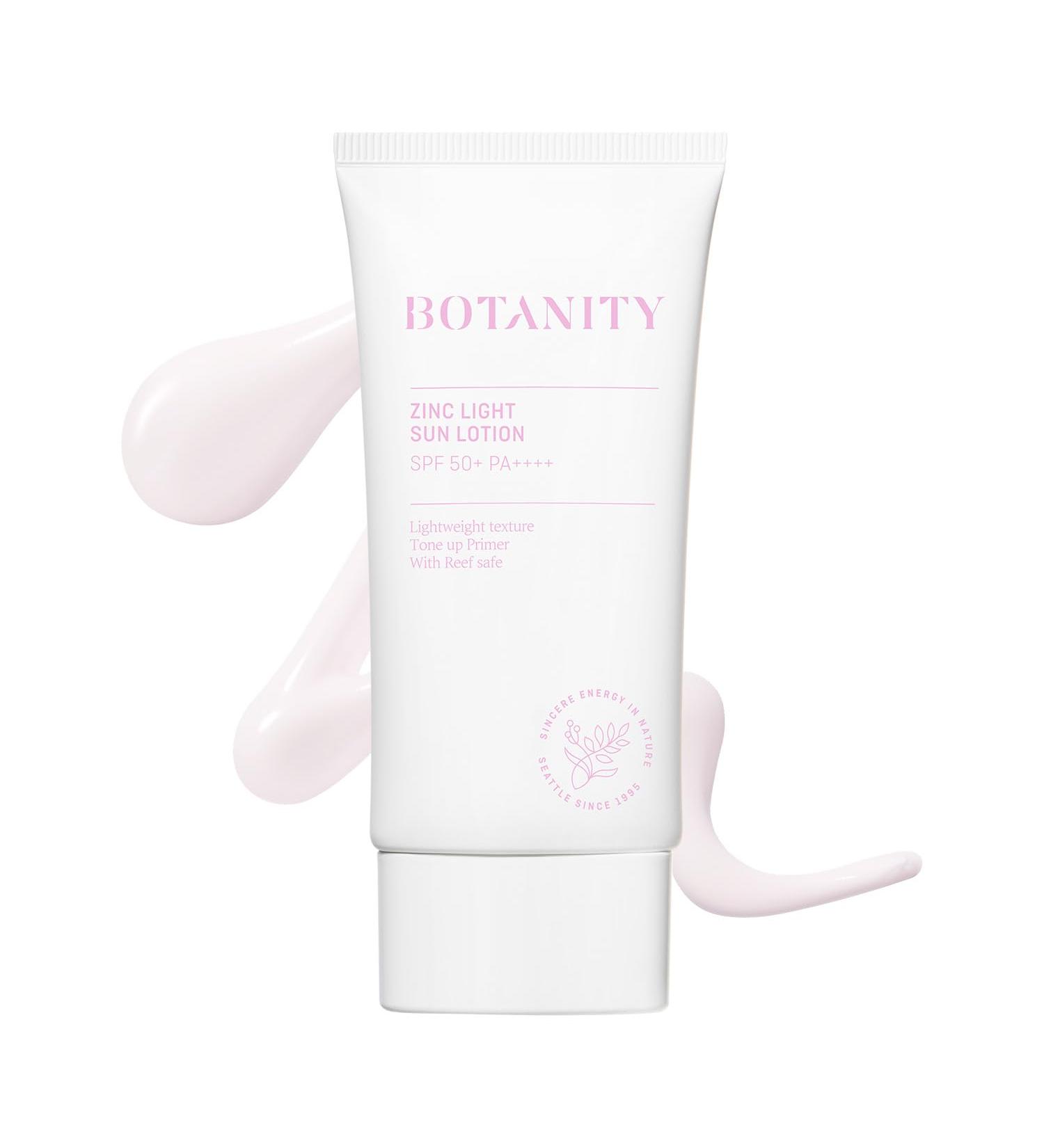 Zinc Sun Lotion SPF 50+ | UV Protection Hydrating & Lightweight | Korean Skincare Non-Greasy for All Skin Types - 1.7 fl oz - Buy Online on GoSupps.com