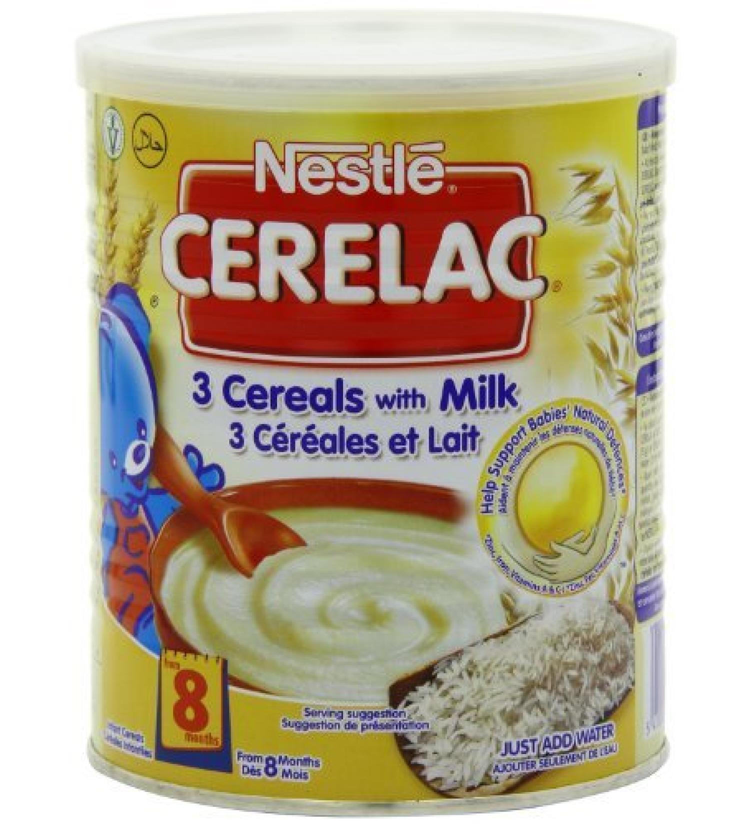  Nestl NESTLE Cerelac 3 Cereal with Milk 400 gram Can (Pack Of 4) - Buy Online on GoSupps.com