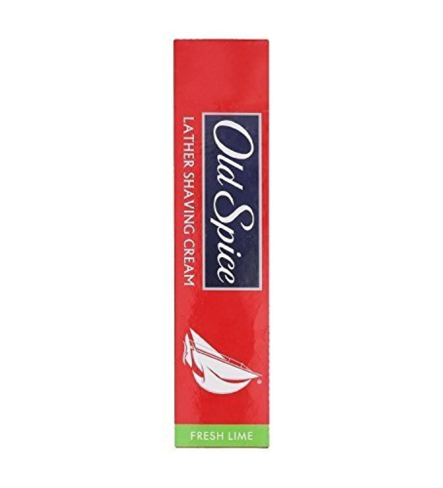 Old Spice Lather Shaving Cream - Fresh Lime Shulton - 70 Gm