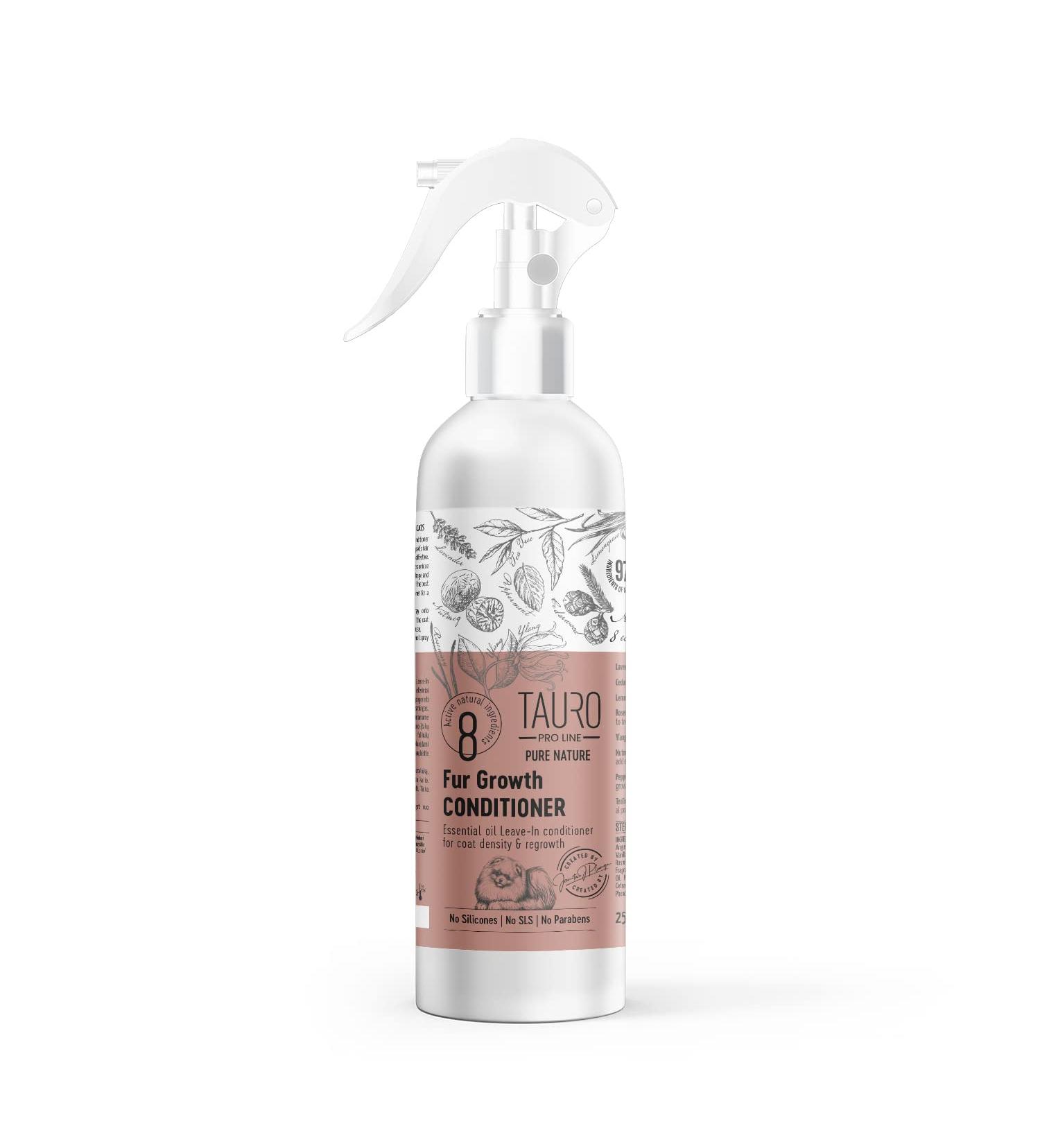 Tauro Pro Line Pure Nature Leave-In Conditioner Spray for Dogs & Cats | Natural Essential Oils | Promotes Healthy Skin & Coat | Stimulates Hair Growth - Buy Online on GoSupps.com