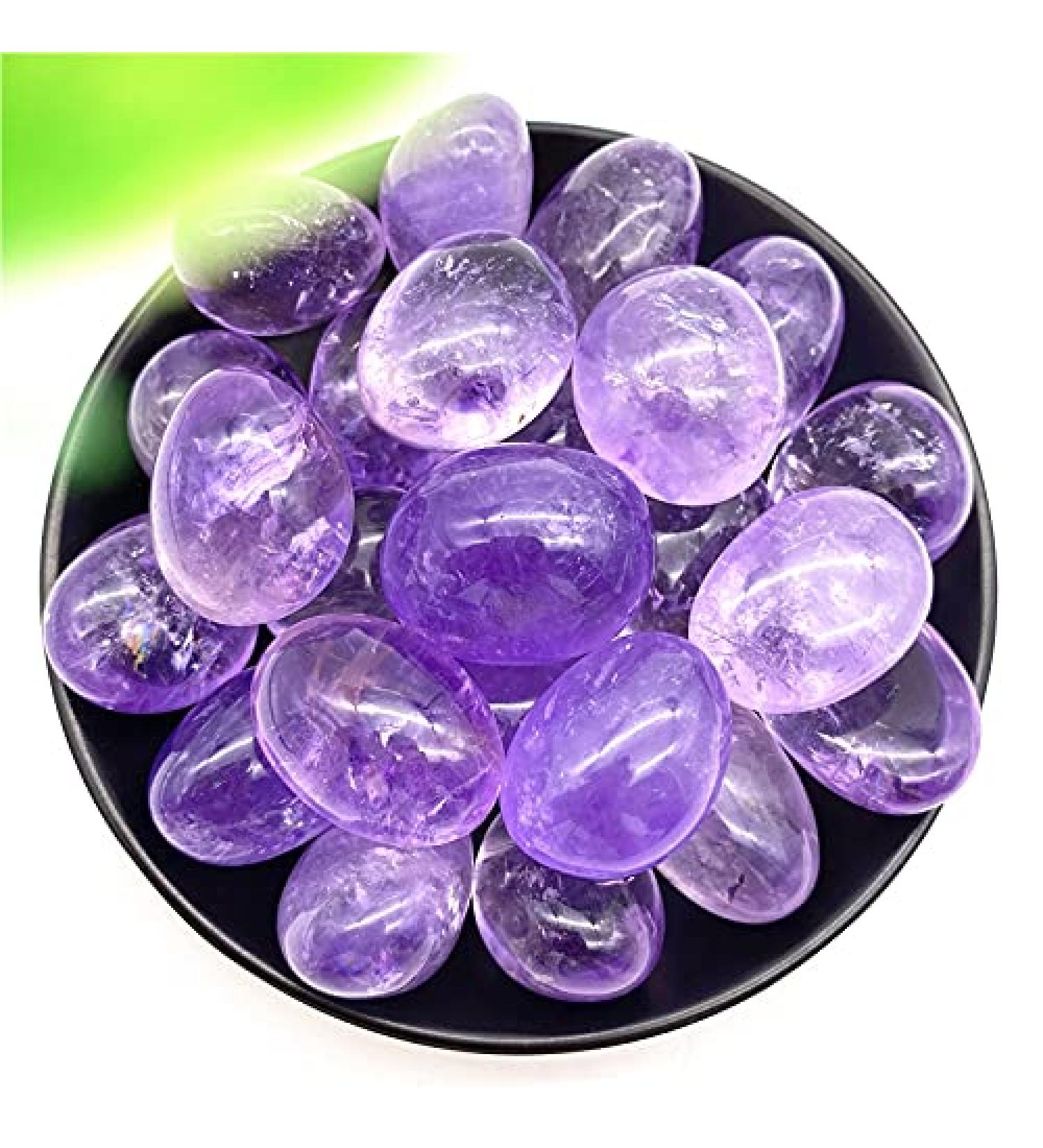 Natural Crystal Rough 100g Natural Amethyst Tumbled Stones Purple Quartz Crystals Gemstones Rock Specimen Stone Home Decoration - Buy Online on GoSupps.com