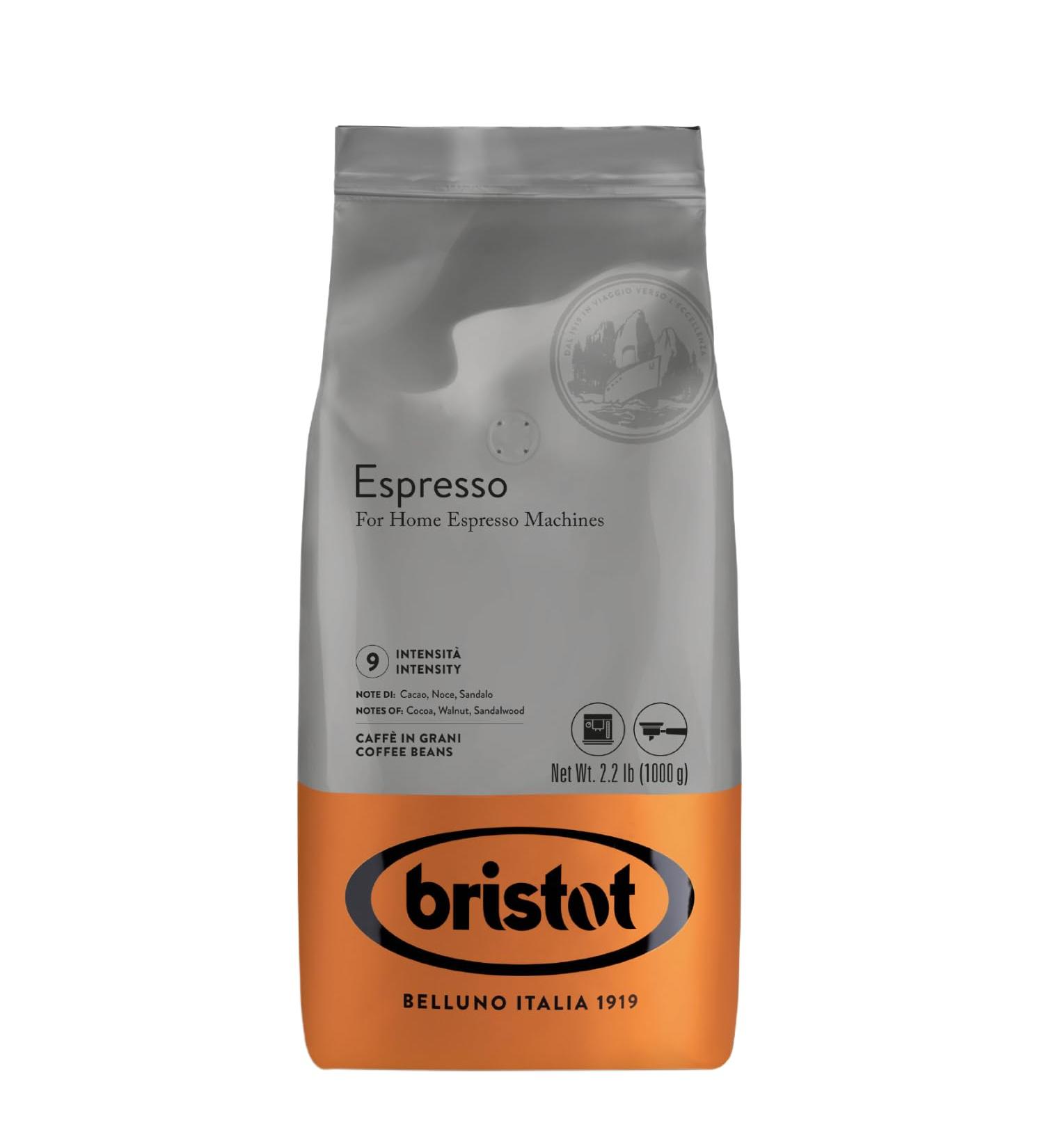 Bristot Caf en Grains Espresso 1 kg - Buy Online on GoSupps.com