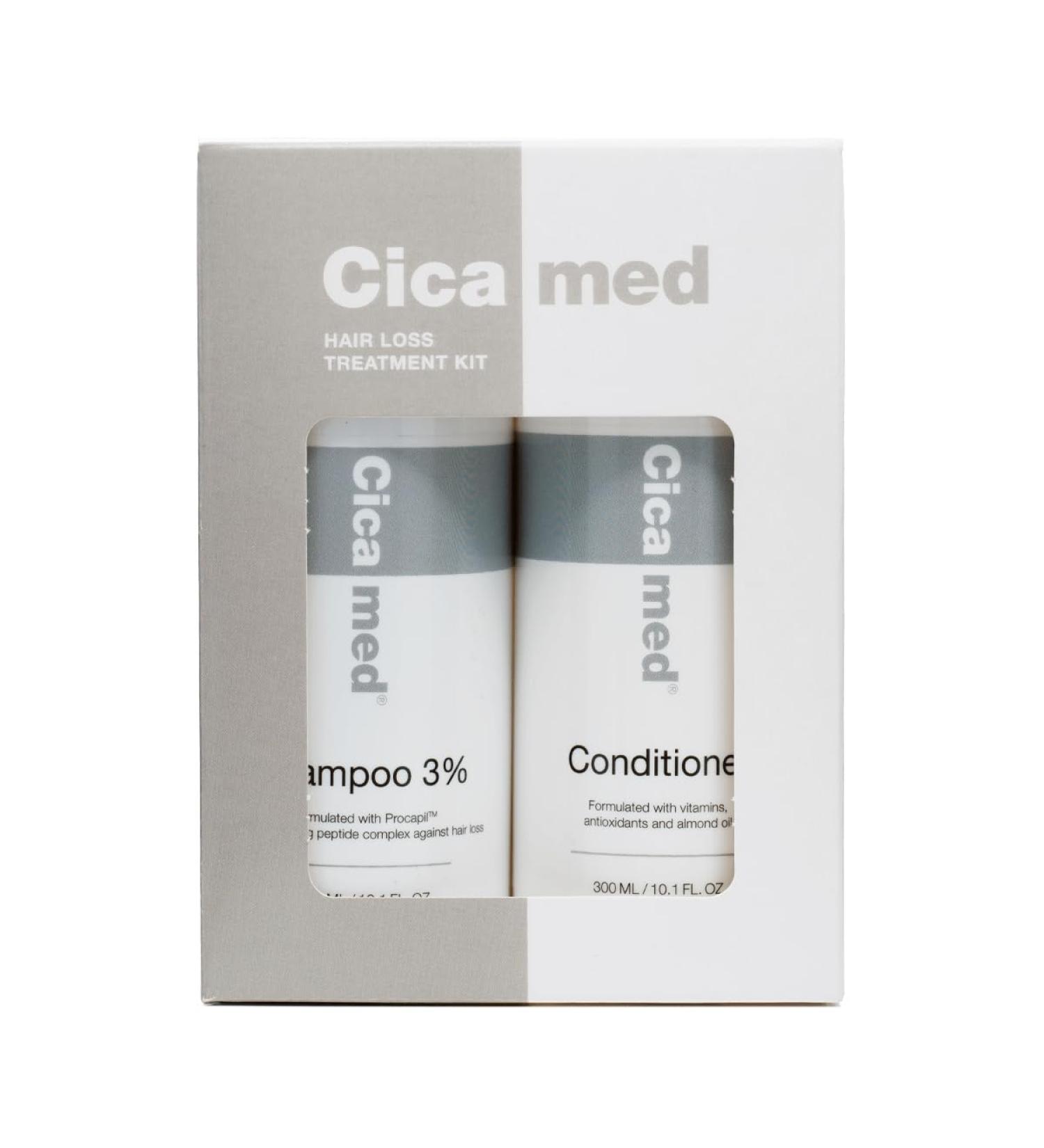 Hair Loss Treatment Shampoo & Conditioner Set | 3% Procapil | Cicamed Organic Science - International Shipping - Buy Online on GoSupps.com