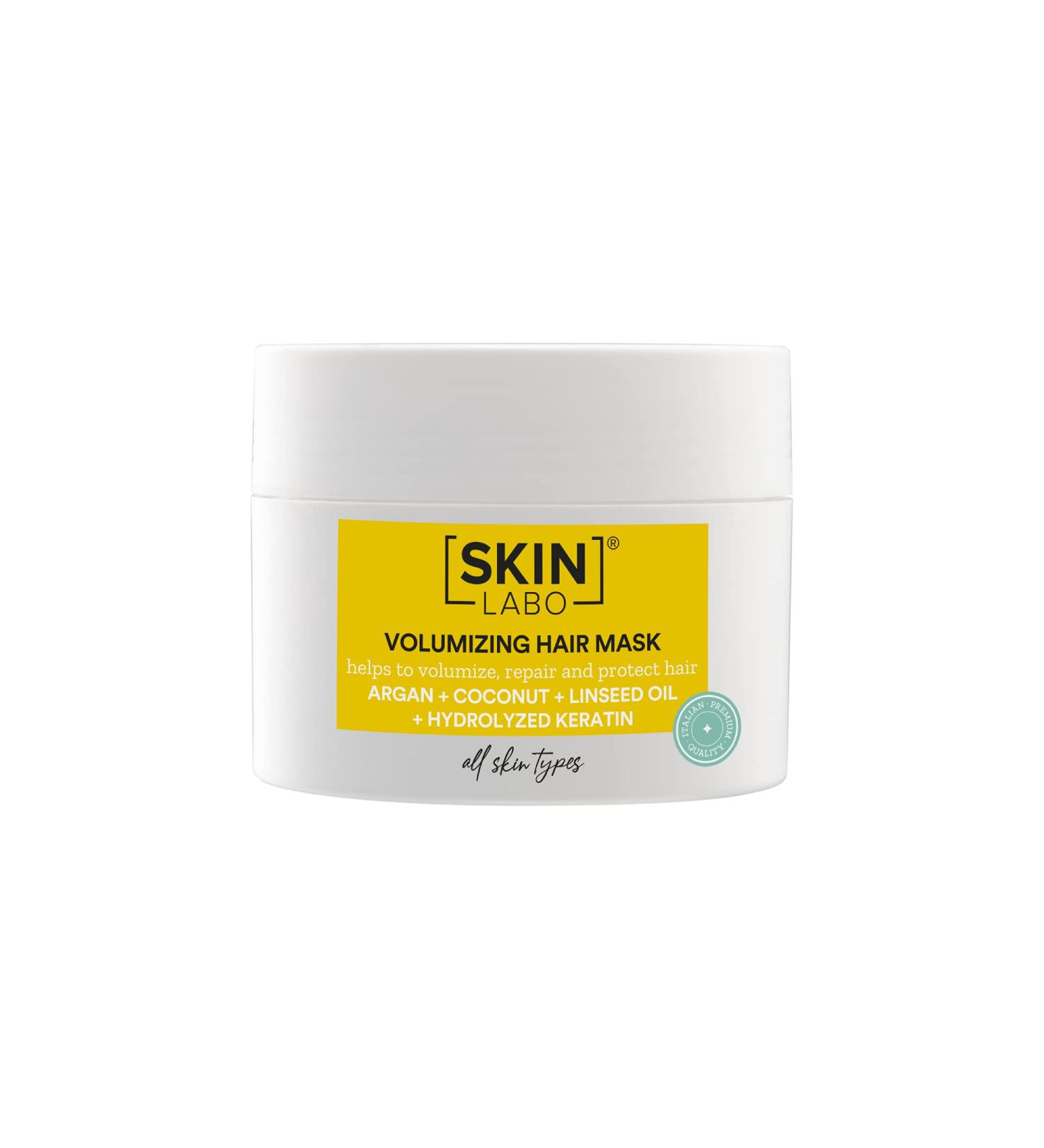 SkinLabo Volumising Hair Mask - Nutrient-Restoring Treatment for Bright & Vital Hair | 200ml - International Shipping Available - Buy Online on GoSupps.com
