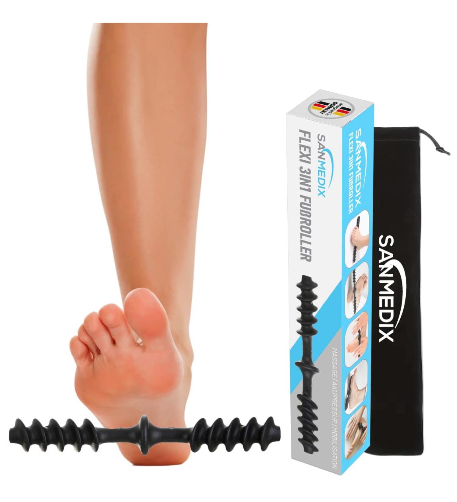 Flexi Foot Roller 3in1 - Original Footmuff for Mobilization Trigger & Fascia Massage | Relief for Plantar Fasciitis Heel Spur & Hallux Valgus - Buy Online on GoSupps.com
