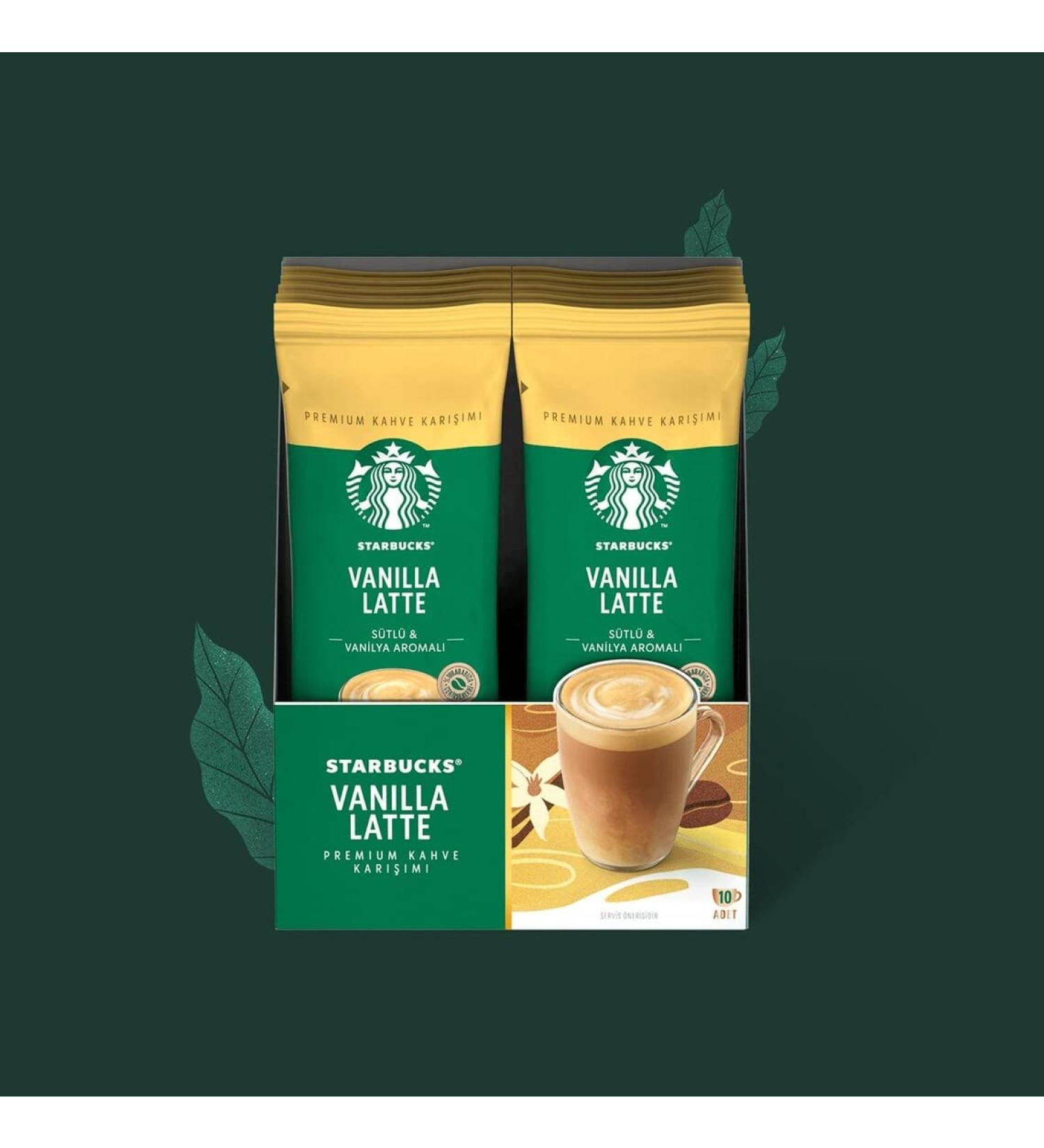 Starbucks Vanilla Latte Premium Coffee Blend Via Instant (1 box 10 packs)