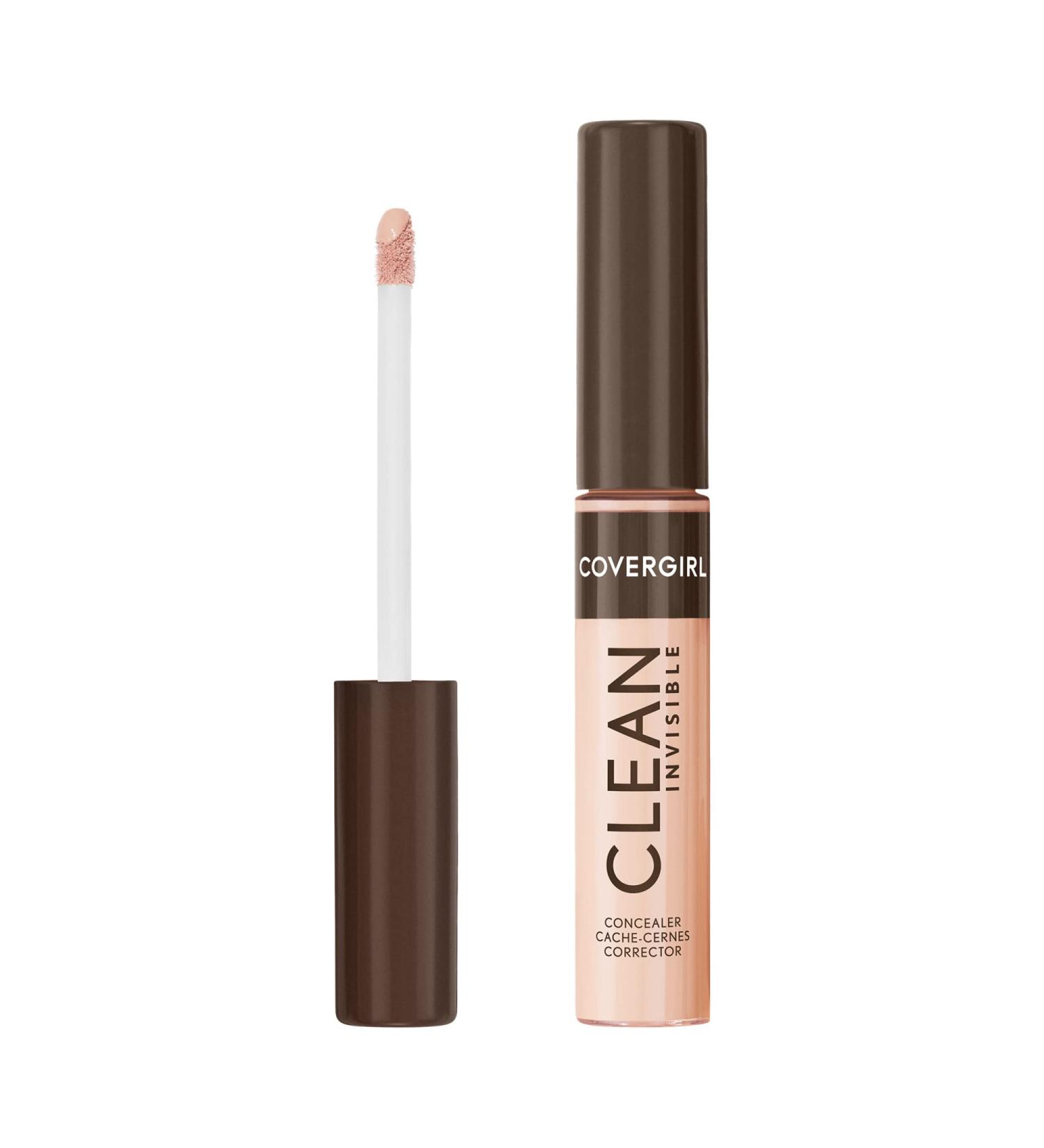 Covergirl Clean Invisible Concealer - Lightweight & Hydrating Vegan Formula in Light Beige 107 - 0.23oz - Buy Online on GoSupps.com