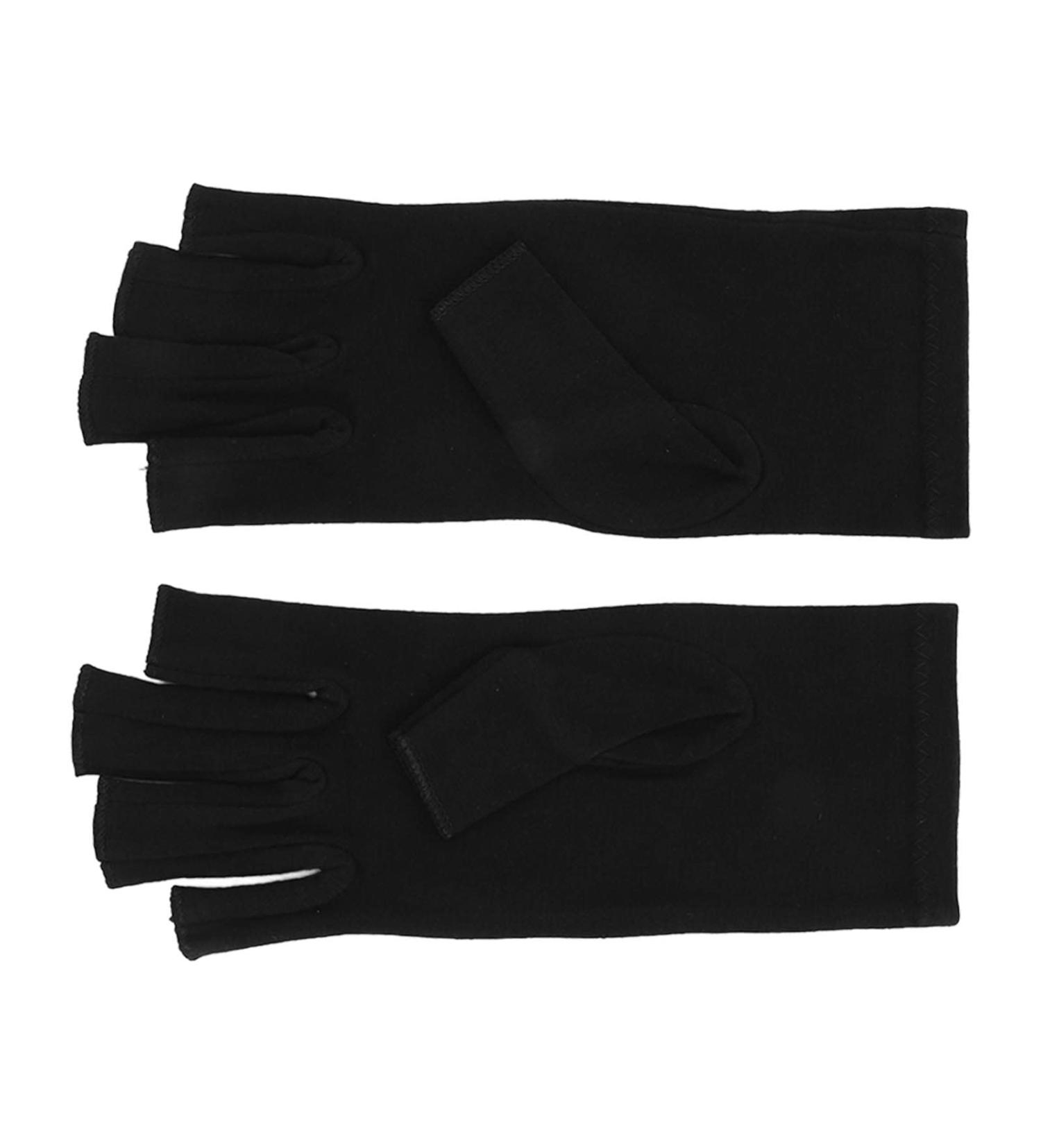 Arthritis Relief Gloves Soreness Relief Fingerless Cotton Compression Gloves Soft Portable for Cycling for Women (M) - Buy Online on GoSupps.com