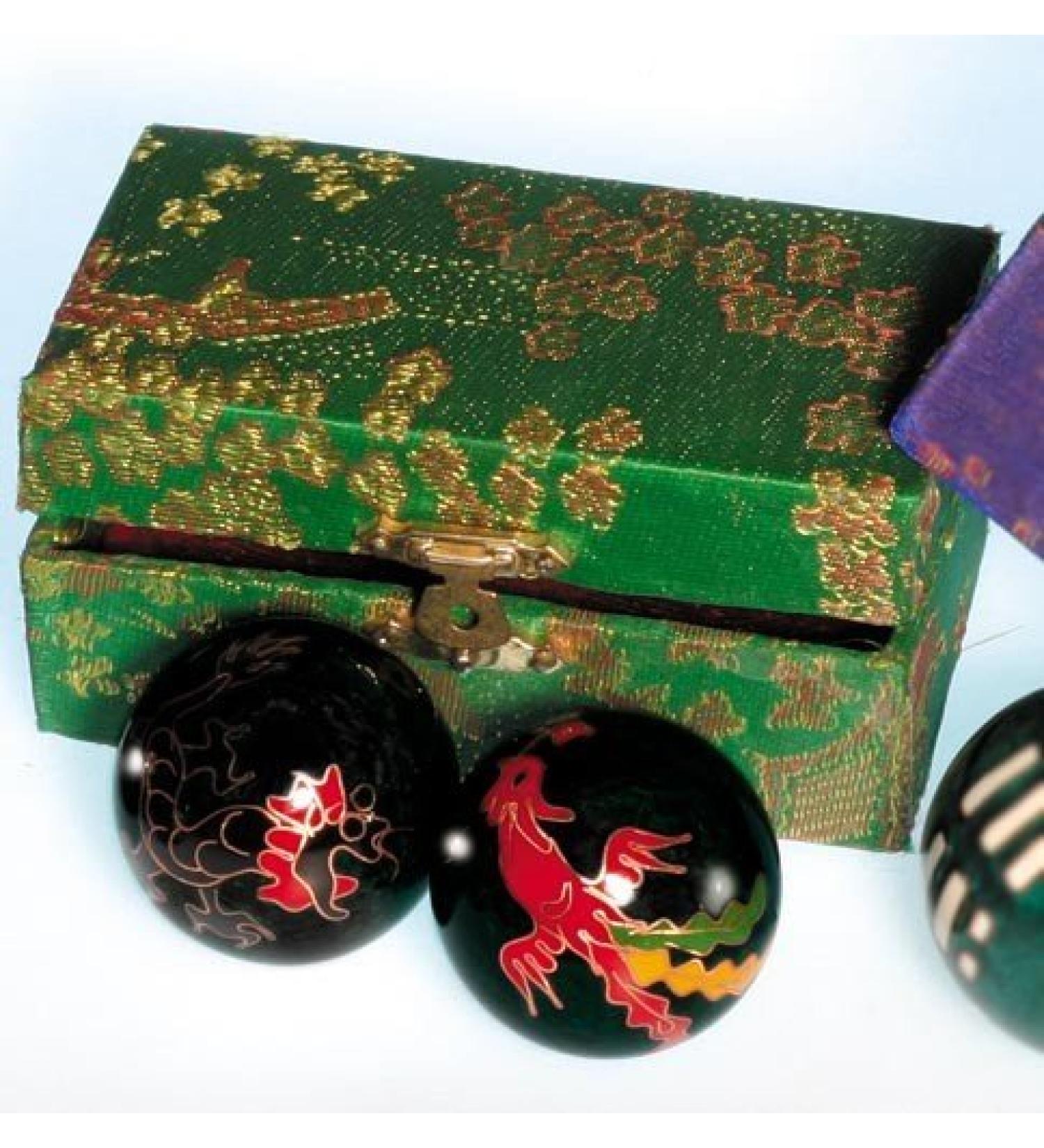 Meditation Accessories|Other - Qi Gong Balls Dragon and Phoenix