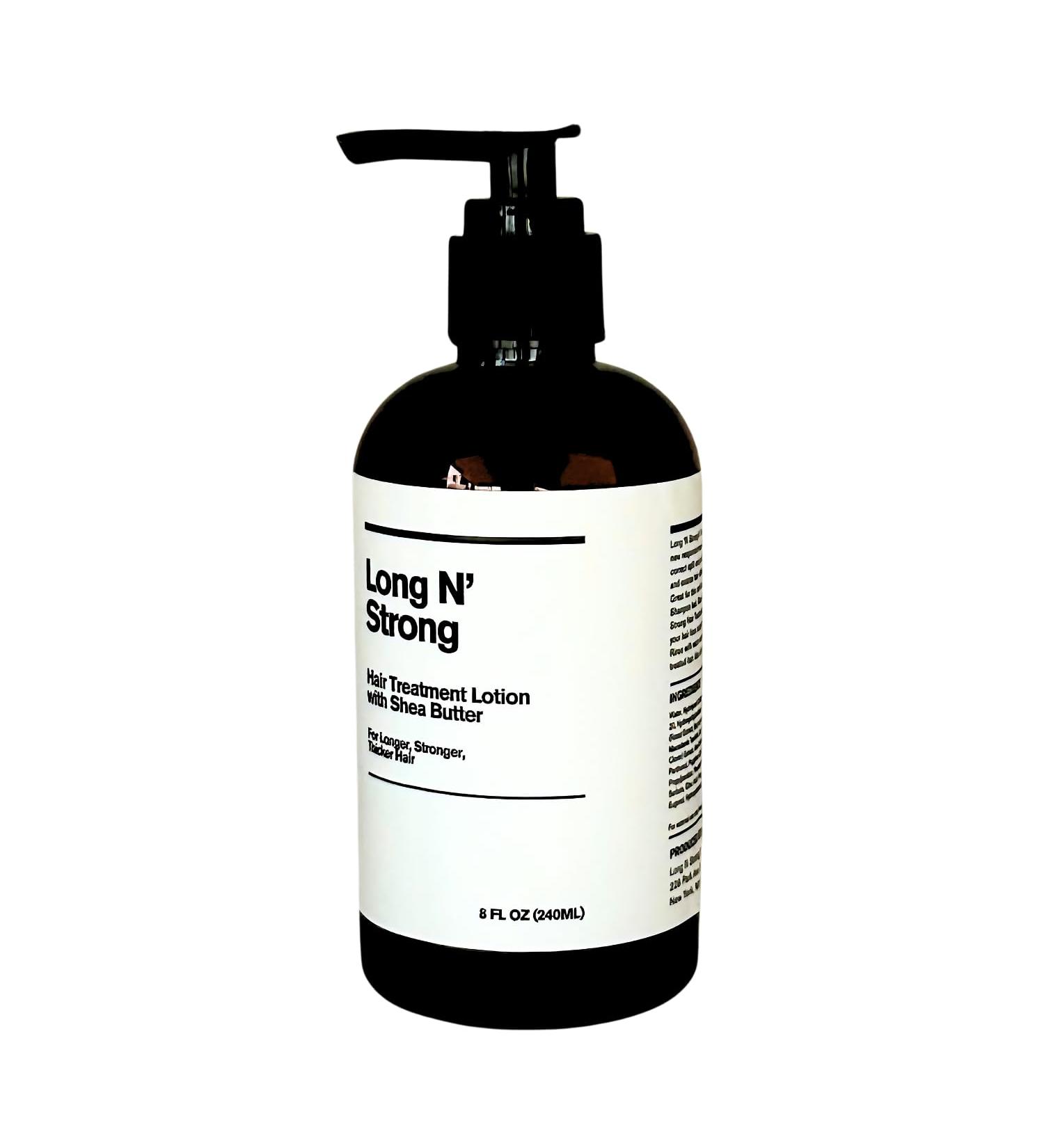 Long N Strong Treatment Lotion with Shea Butter - Moisturizing & Strengthening Lotion for All Hair Types - 8 Fl Oz (240 ml - Buy Online on GoSupps.com
