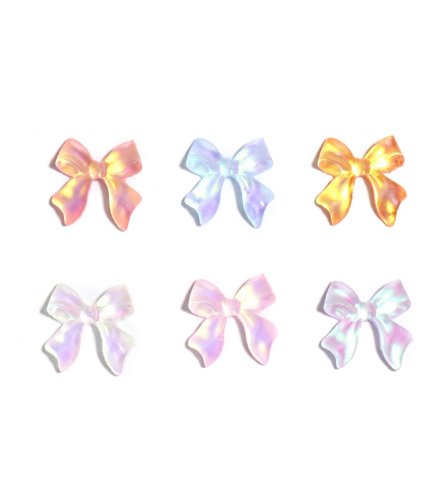 1 Box Nail Ornament Decorate Nails Stunning Visual Effect Bow-knot Nail Ornament DIY Craft Decorations Birthday Gift Multi - Buy Online on GoSupps.com