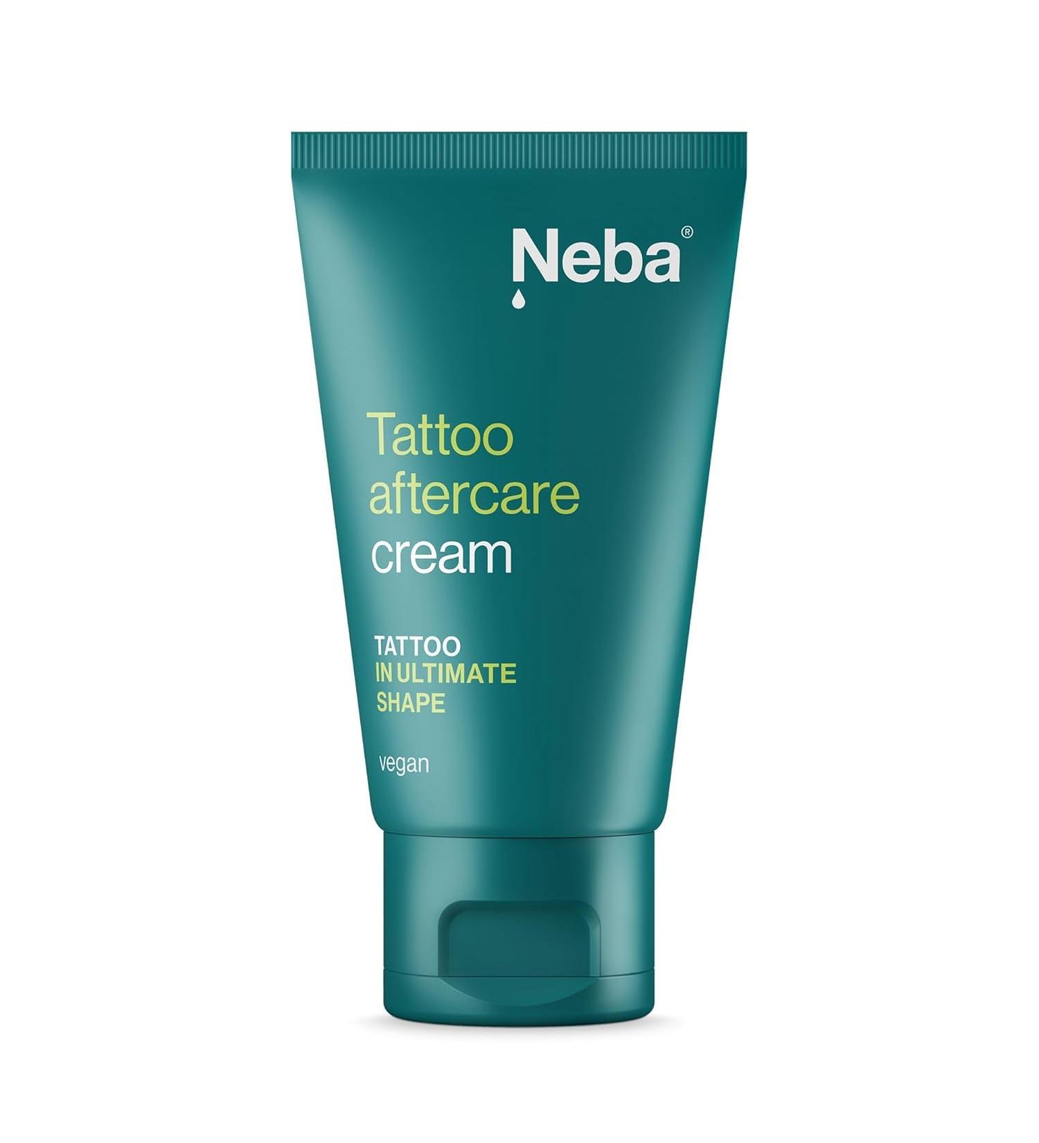 Neba - Post-Tattoo Care Balm - with D-Panthenol and Aloe - Aftercare Balm - Care for Fresh Tattooed Skin - Fresh Tattoos - Vegan - Tube 50 ml - Buy Online on GoSupps.com