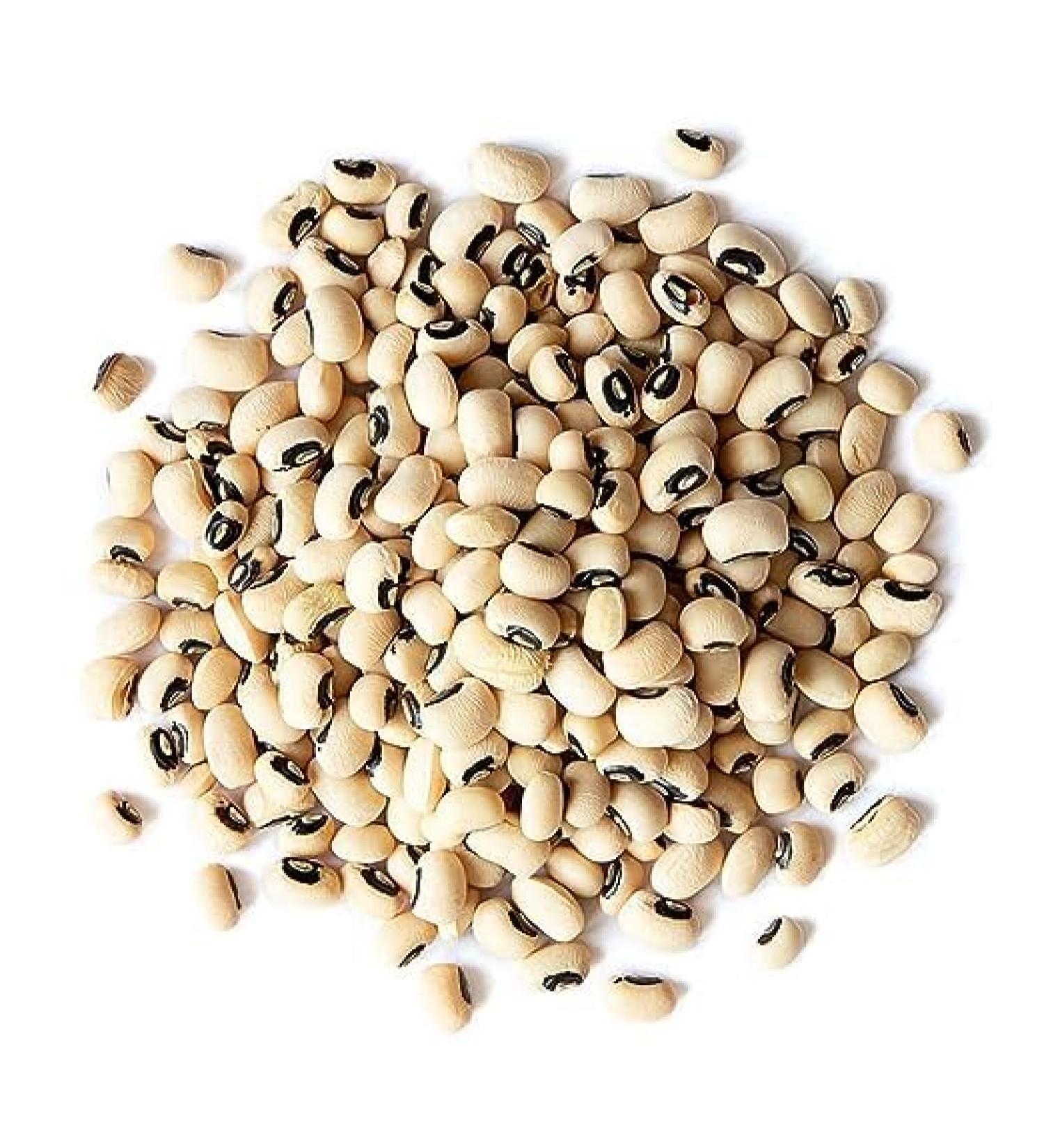 Chawli Black Eye White Lobia | 500 Grams | Natural Whole Dried (500 GM) - Buy Online on GoSupps.com