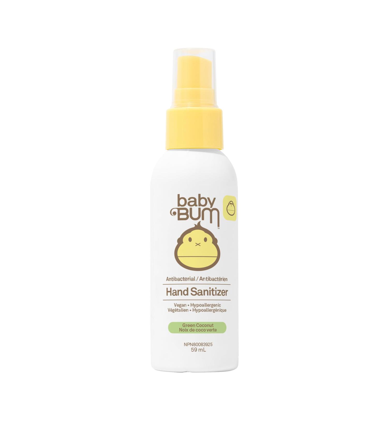 Baby Bum Hand Sanitizer - Antibacterial Spray - Natural Fragrance - Travel Size - 2 fl. Oz. - Buy Online on GoSupps.com