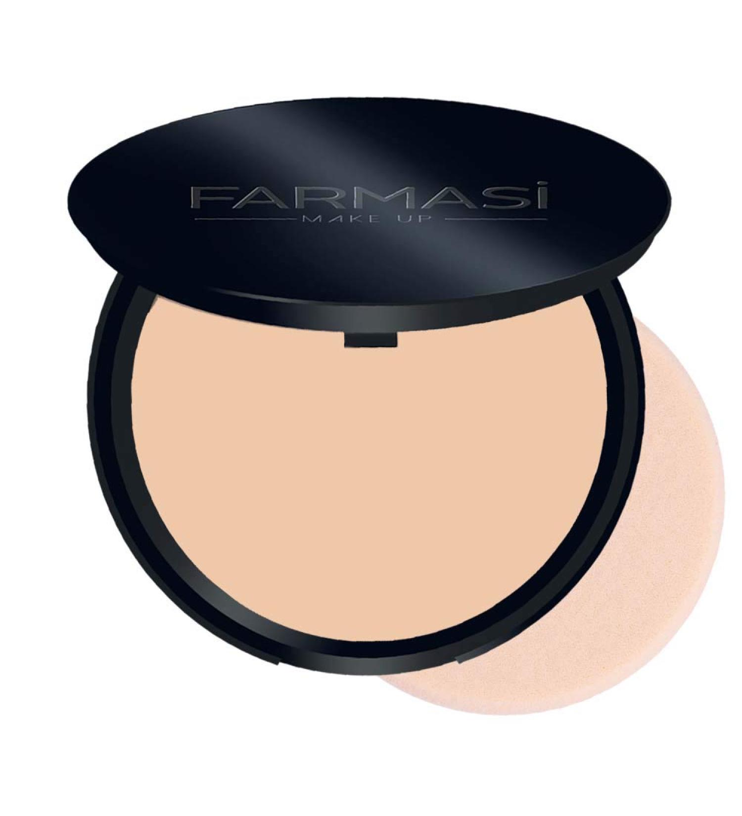 Farmasi Make Up Face Perfecting Pressed Powder  14 g./0.49 oz. (01-Cool Light - 1302475)