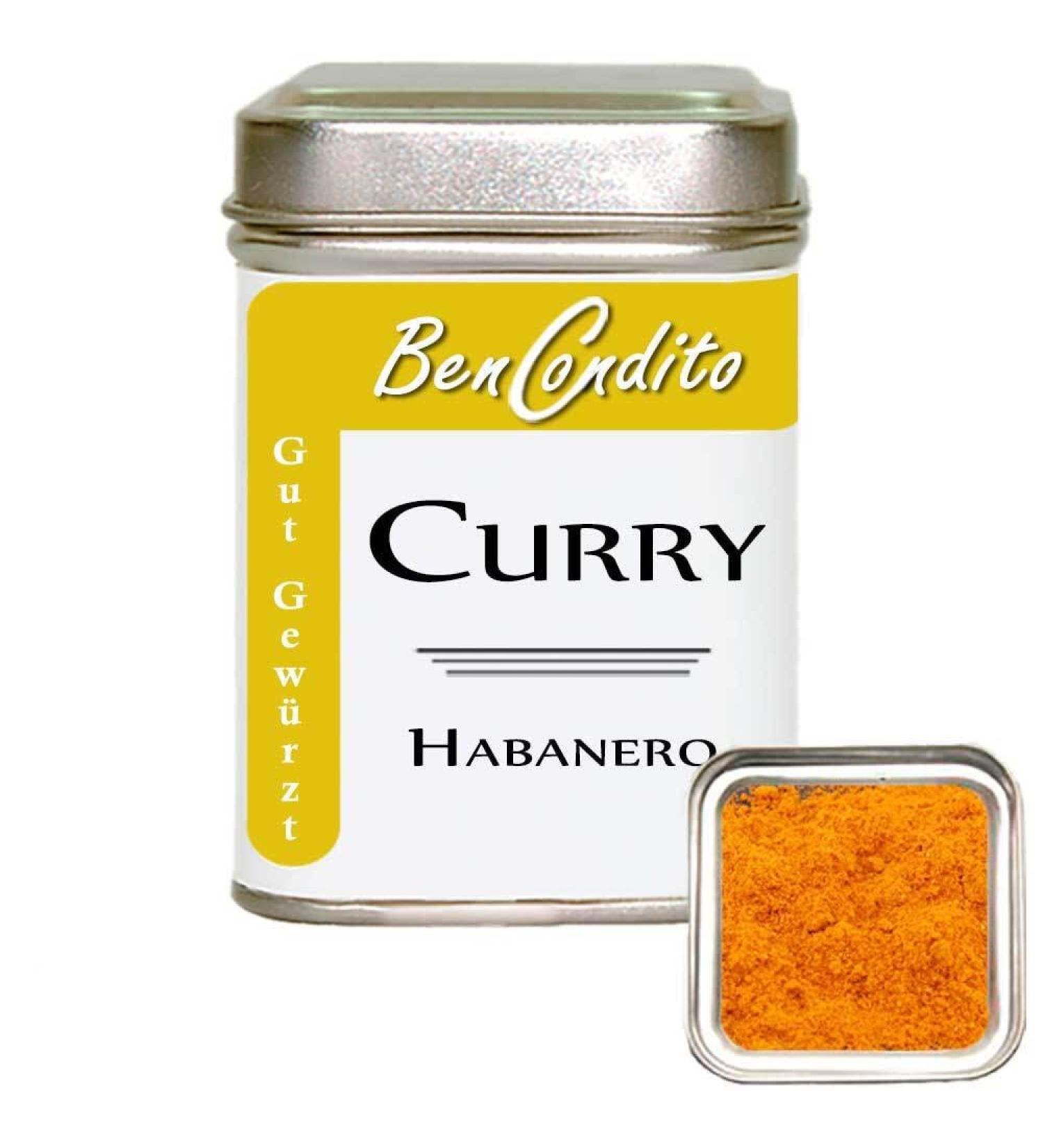 BenCondito I Curry Powder Habanero - Very Hot 80g | Premium Curry Spice for International Cooking - Buy Online on GoSupps.com