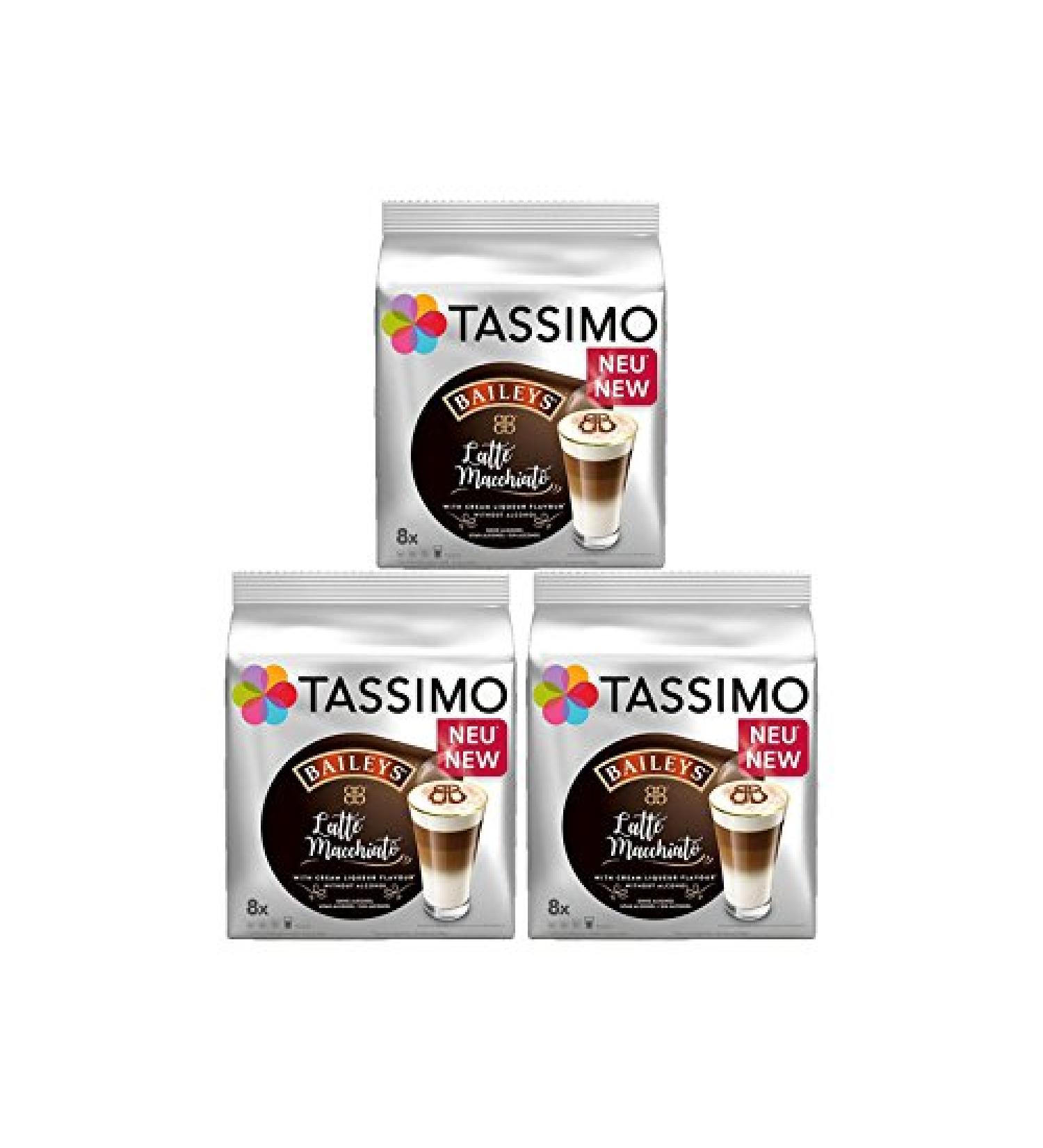 Tassimo Baileys Latte Macchaito Lot de 3 bo tes de 48 dosettes 24 portions