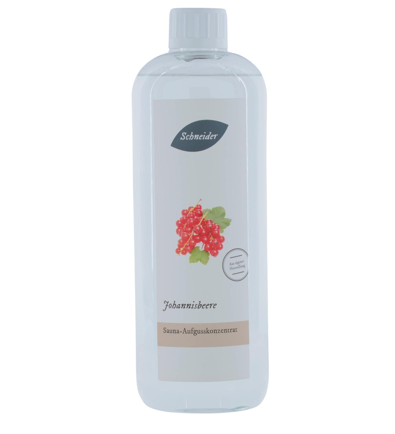 Saunabedarf Schneider Currant Infusion Concentrate 1000ml - Sweet & Fresh Sauna Experience - Buy Online on GoSupps.com