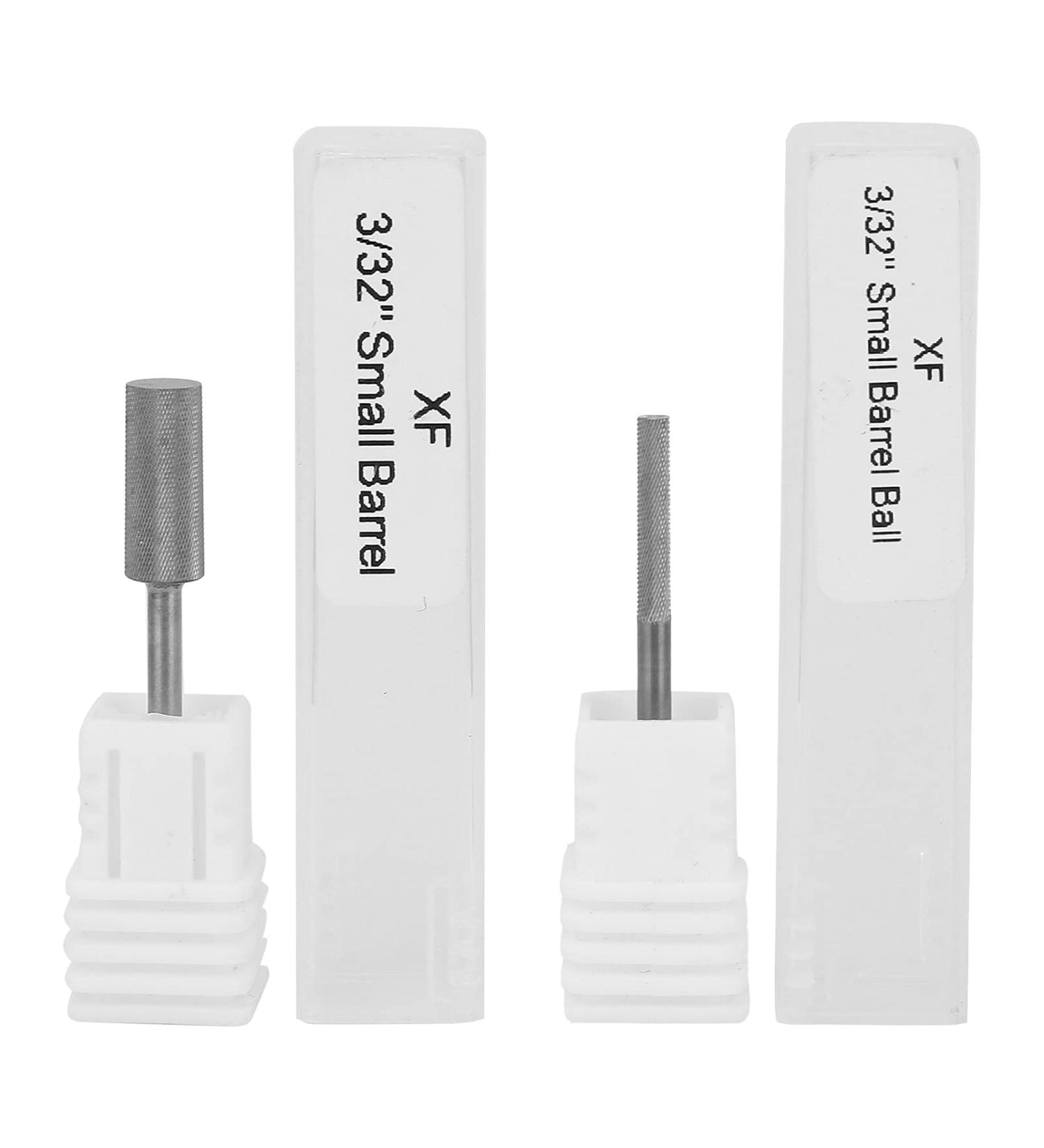 2pcs Tungsten Steel Nail Drill Bits - Cuticle Remover Diamond Bits for Manicure Pedicure - Buy Online on GoSupps.com