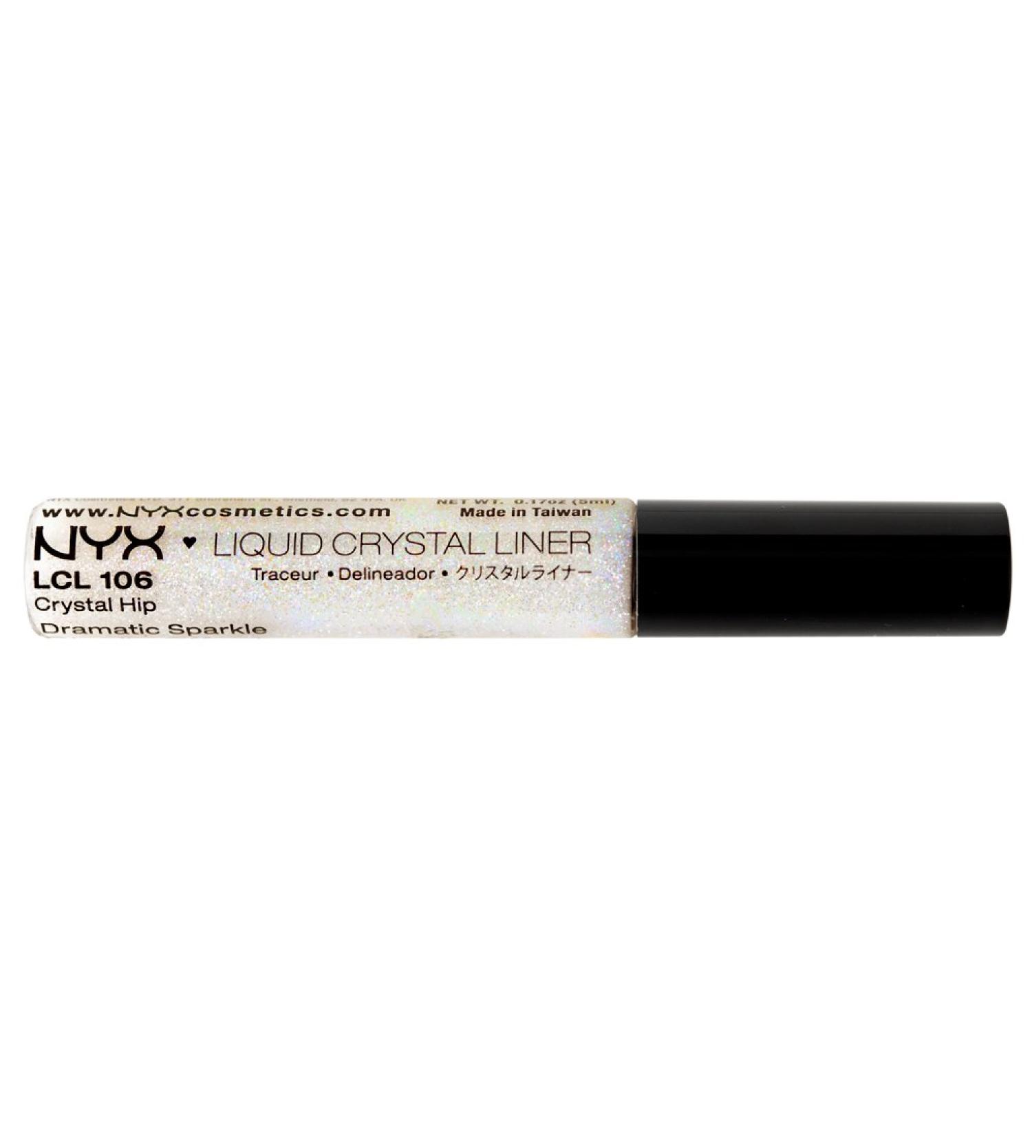 NYX Professional Makeup Liquid Crystal Liner  Crystal Hip  0.384 Ounce Crystal Hip 1 Count (Pack of 1)