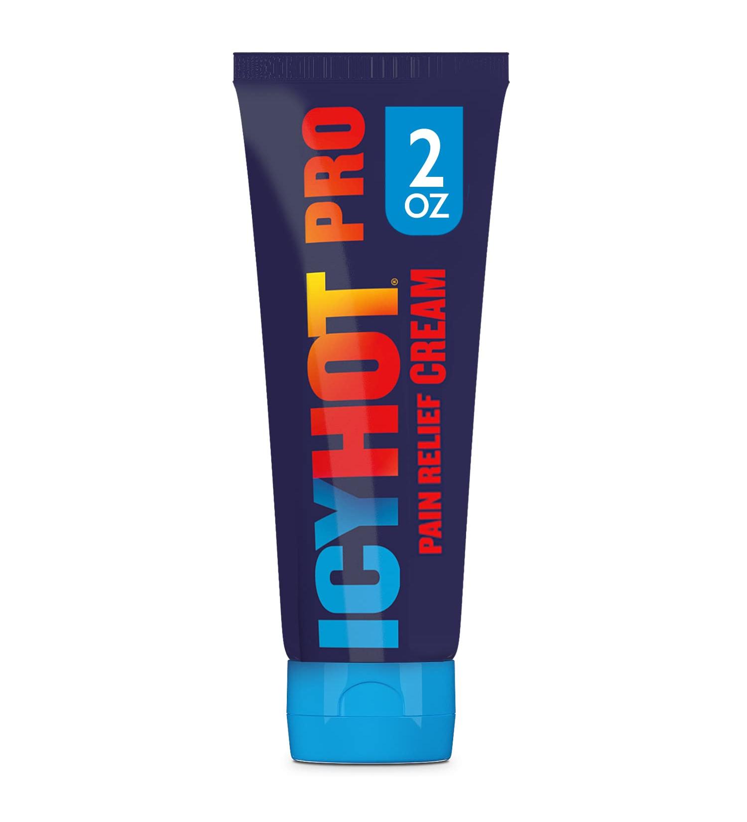 Icy Hot Pro Cream with Micro Spheres - 2 oz | Fast Acting Pain Relief | International Shipping Available - Buy Online on GoSupps.com