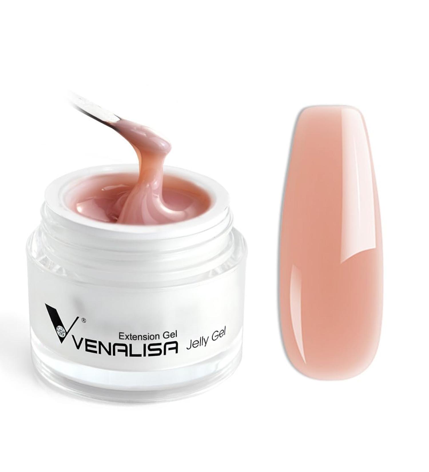 VENALISA 50ml Builder Base Gel Kit - Nail Art Acrylic French Nails Smoke Nude Pink Natural Color Extend Gel - Buy Online on GoSupps.com