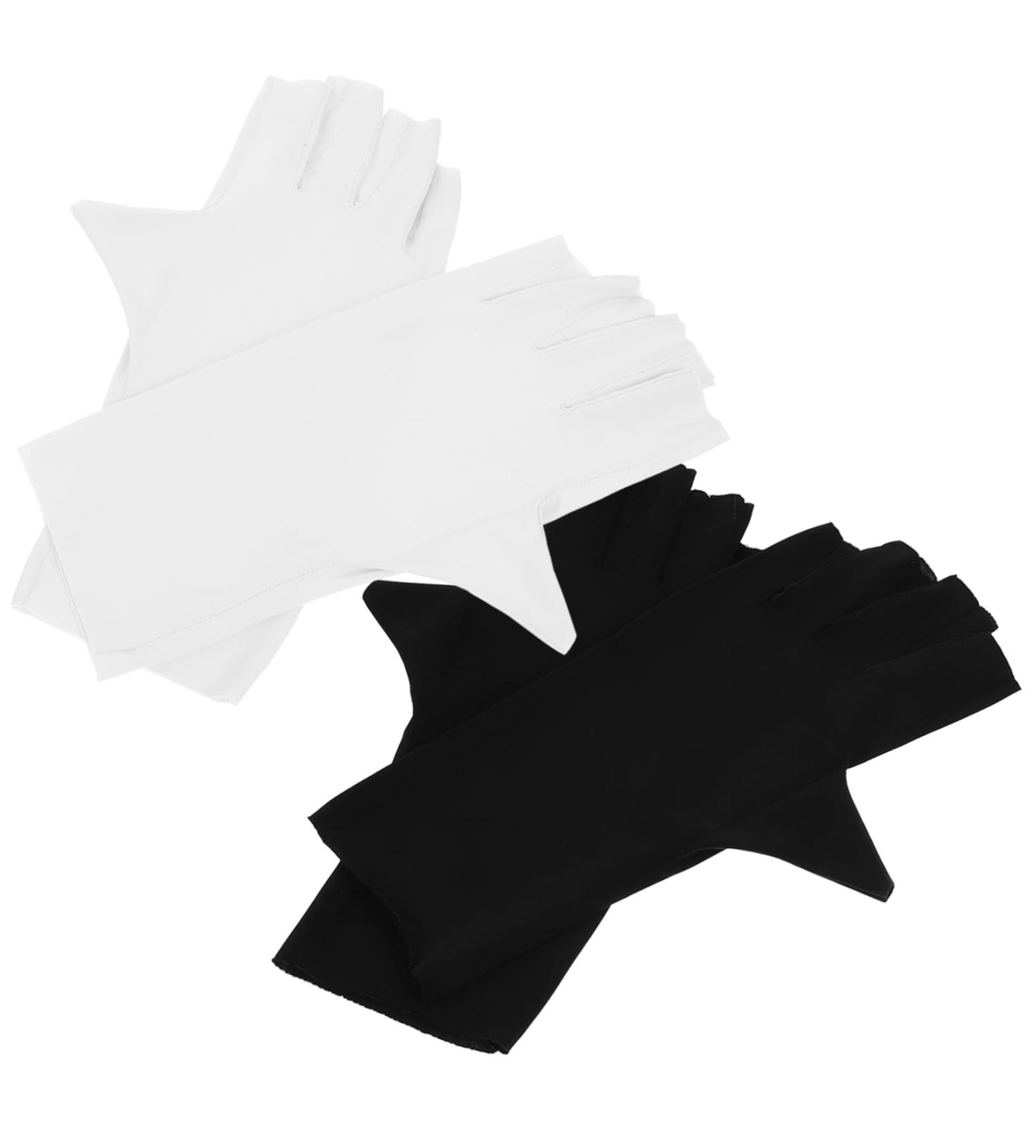 minkissy 2 Pairs Sun Gloves Pink Gloves Uv Protection Gloves for Nail Uv Protection Gloves for Manicure Nail Art Anti-uv Gloves Uv Nail Gloves Nylon Nail Supplies Thin Section 21x12x0.1cm As Shown - Buy Online on GoSupps.com