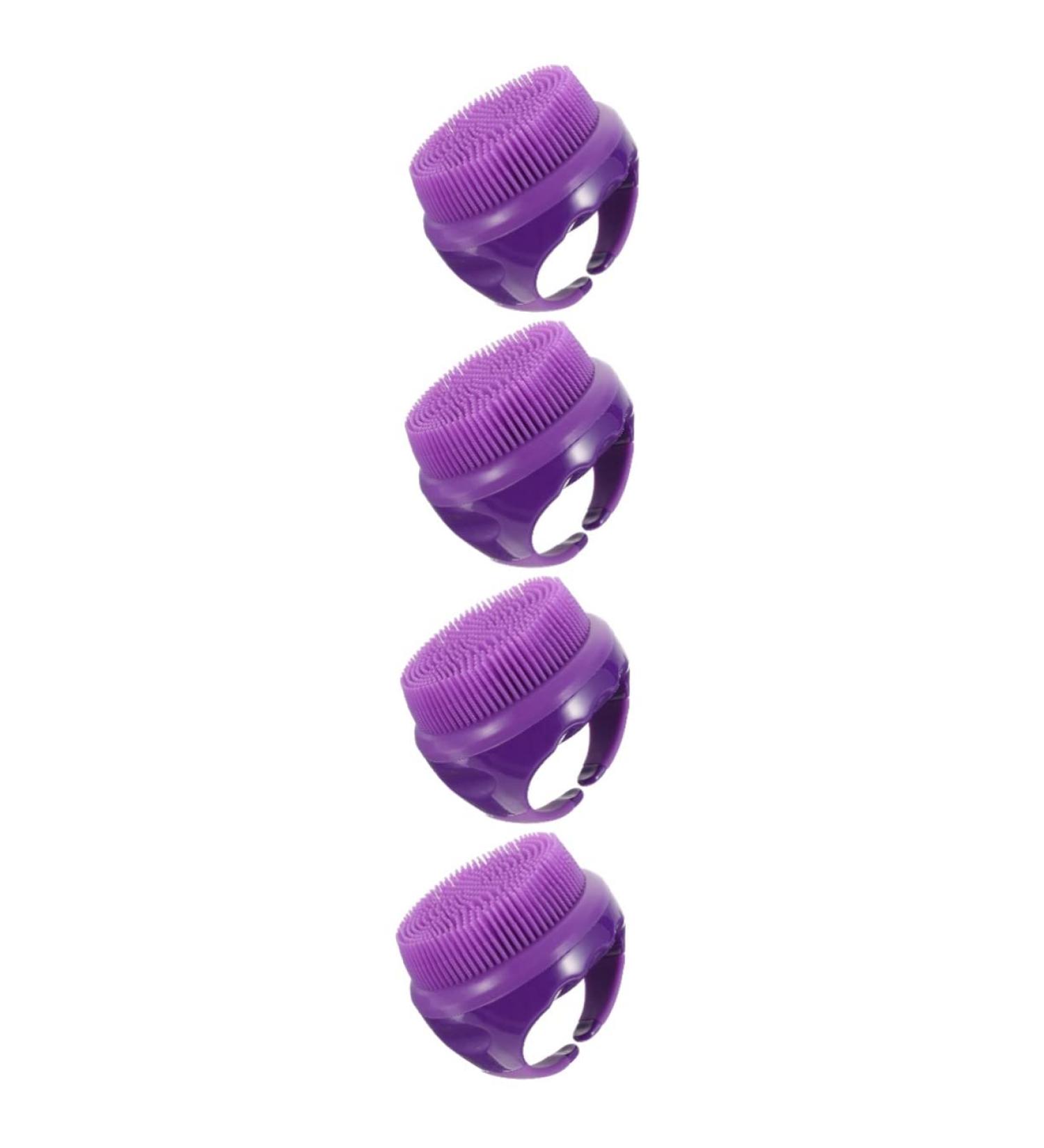 COHEALI 4pcs Silicone Bath Brush Set - Men's Body Scrubber for Shower Massage and Exfoliation - Buy Online on GoSupps.com