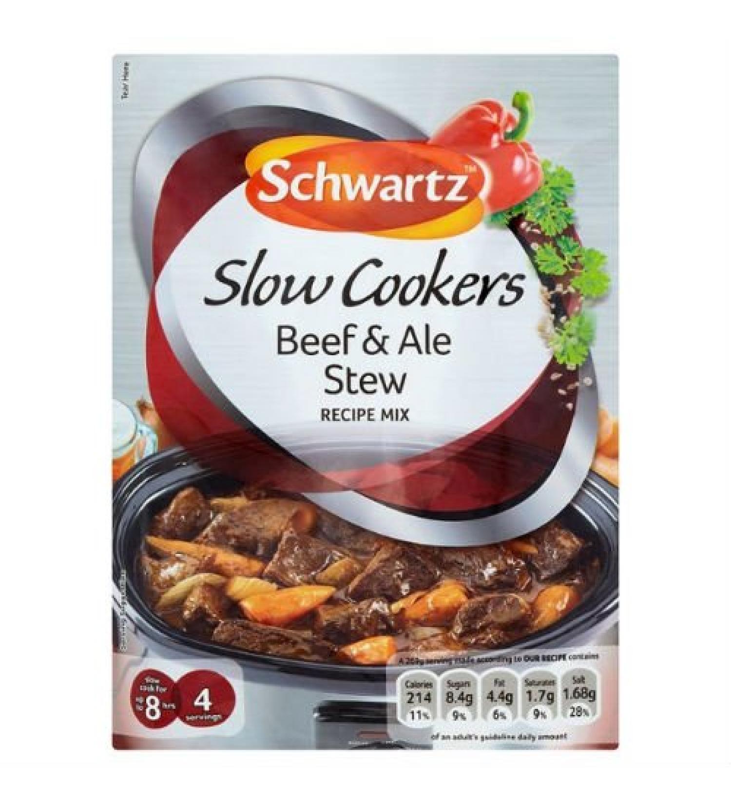 Schwartz Slow Cookers Beef and Beer Moulds 43g Box of 8
