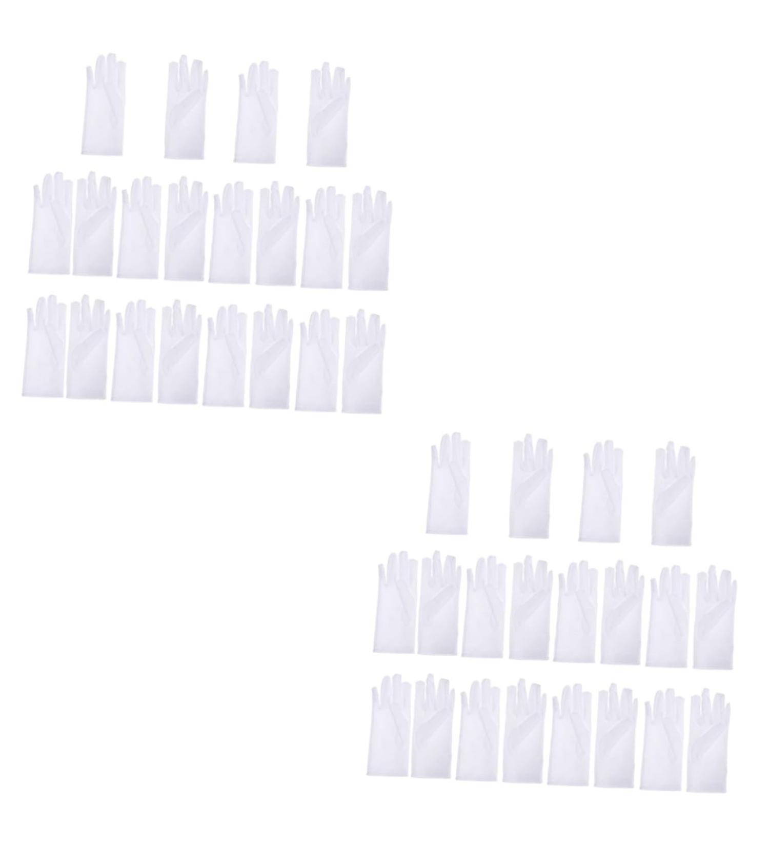 Healeved 20 Pairs Moisturizing Sun Sun Protection Protective Microfiber Moisturizing Work Miss Jewelry White Thin - Buy Online on GoSupps.com