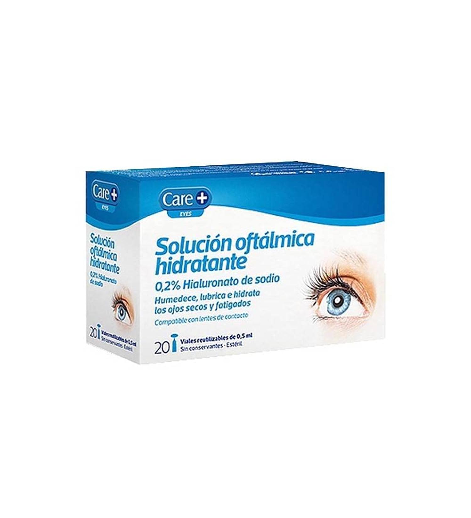 STADA Ophthalmic solution moisturizing lubricates and moisturizes dry and tired eyes 02 hyaluronic acid 20 bottles