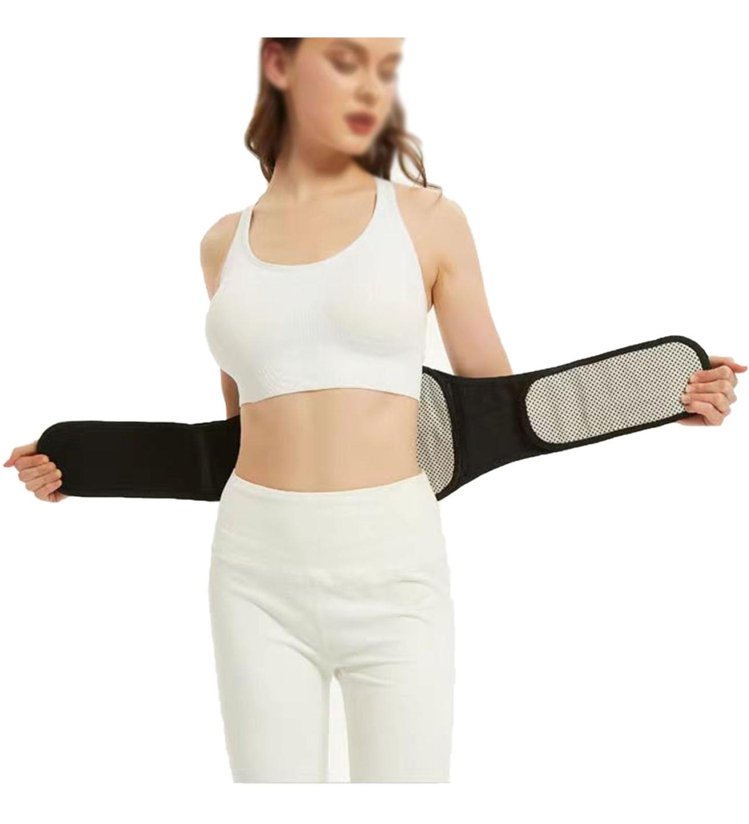 XWSM Double Compression Self-Heating Lumbar Support Belt - Magnetic Therapy Back Support for Men & Women - Large Size - Black - Buy Online on GoSupps.com