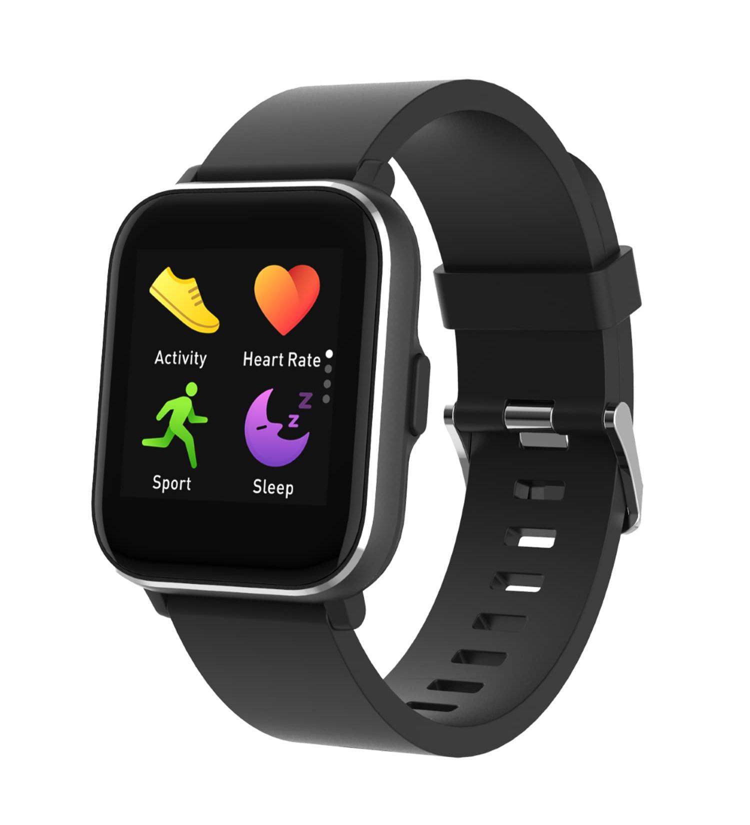 AIWA SW-100 Smartwatch for Men & Women - Oximeter Heart Rate Waterproof IP68 - Compatible with Android & iOS - New with 2 Belts - Buy Online on GoSupps.com