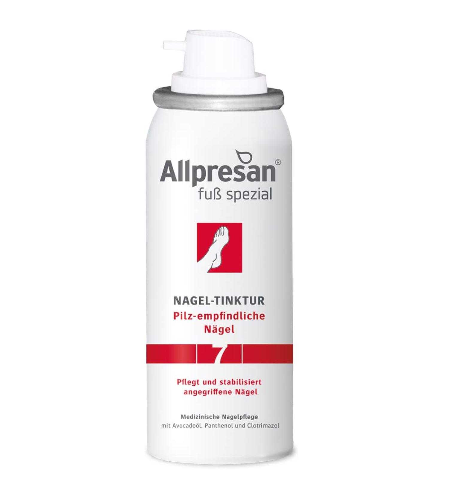 Allpresan Foot Special No. 7 Nail Tincture for Fungal-Sensitive Nails - For Therapy-Accompanying Care for Nail Fungus - 50 ml
