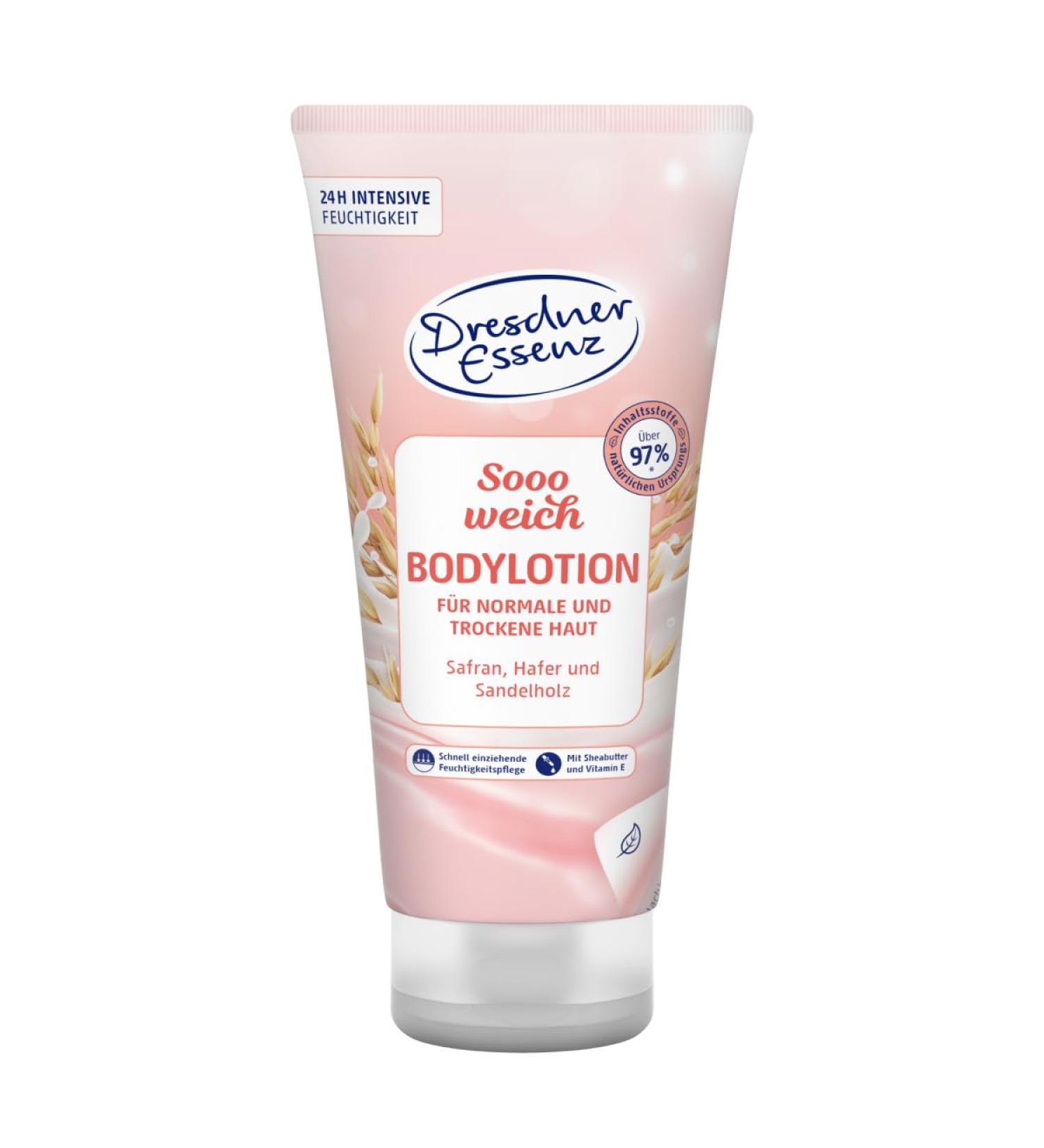 Dresdner Essenz Sooo Soft Body Lotion 200ml Body Lotion Vegan - Buy Online on GoSupps.com