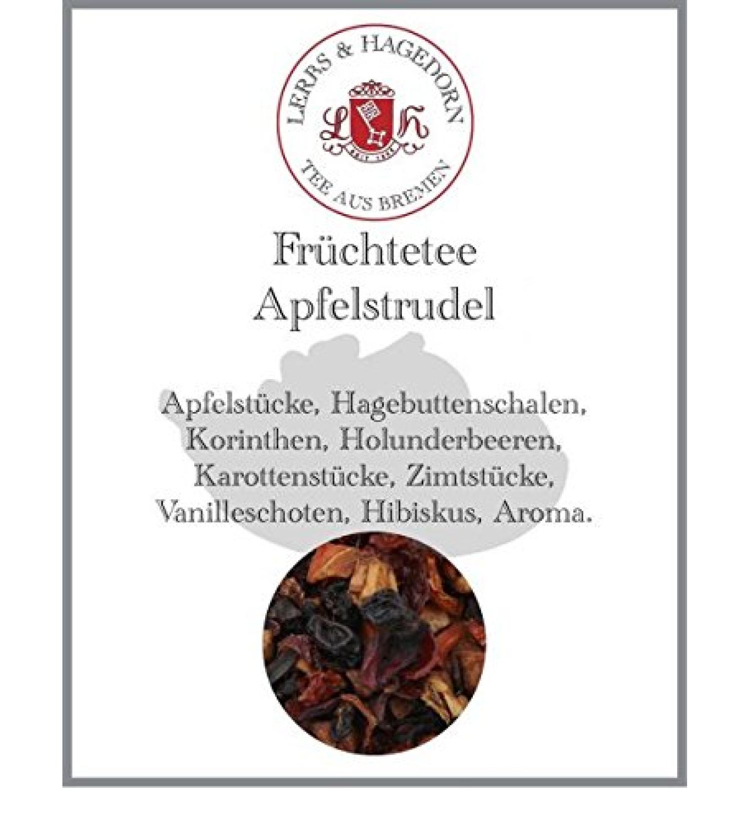  Lerbs & Hagedorn Lerbs & Hagedorn Fruit Tea - 1 kg (approximately 50 liters) - Pieces of apple rosehip currant elderberry carrot - Buy Online on GoSupps.com