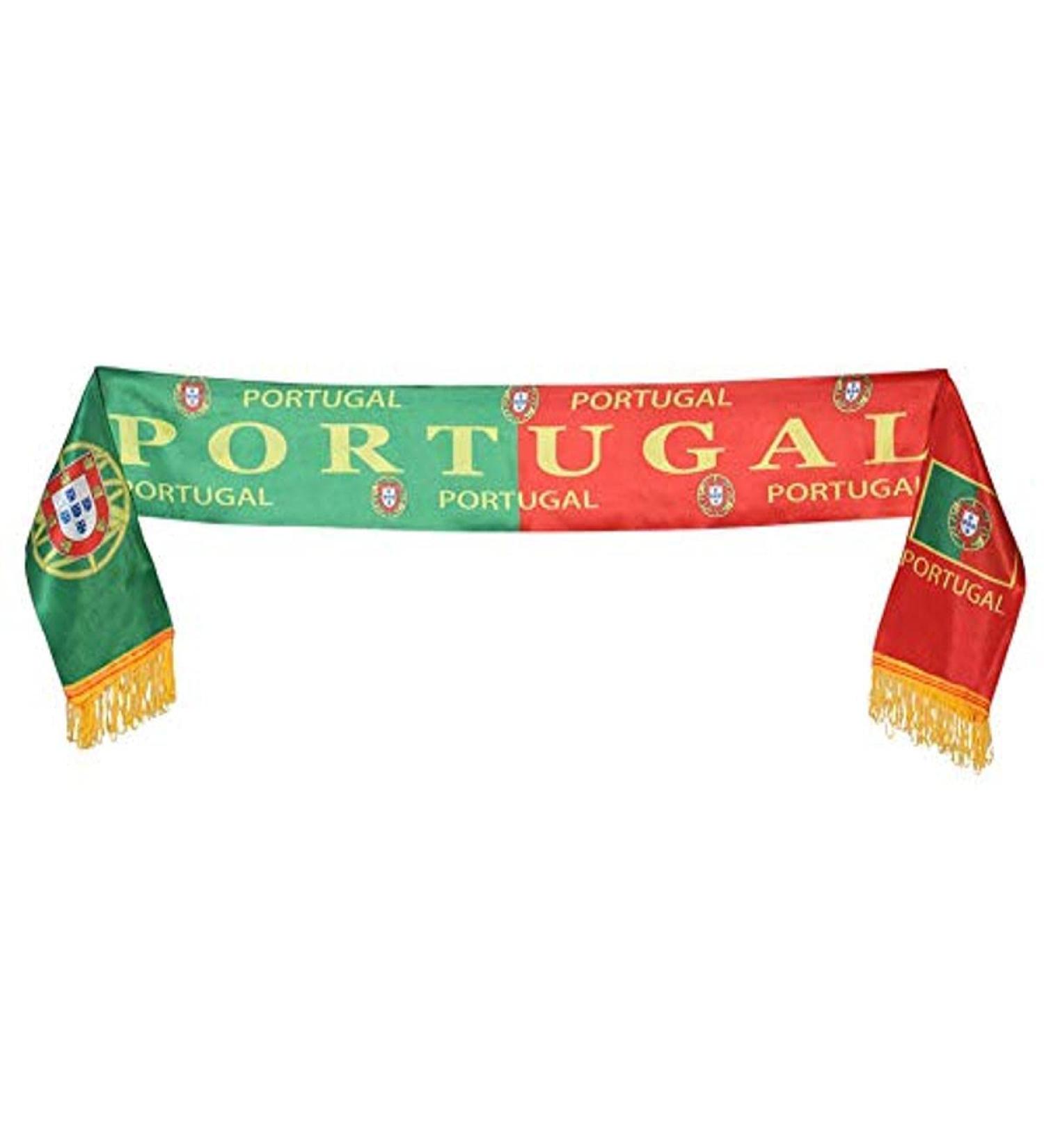 Atosa 31456 Scarf - Portugal World Cup 14x130 cm | Support Your Team in Style - Green/Red - Buy Online on GoSupps.com