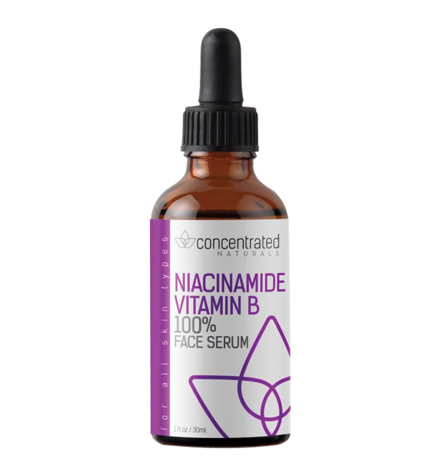 Natural Niacinamide Vitamin B Serum with Vitamin C & Hyaluronic Acid | Anti-Aging Face Serum for Fine Lines & Brightening - Buy Online on GoSupps.com