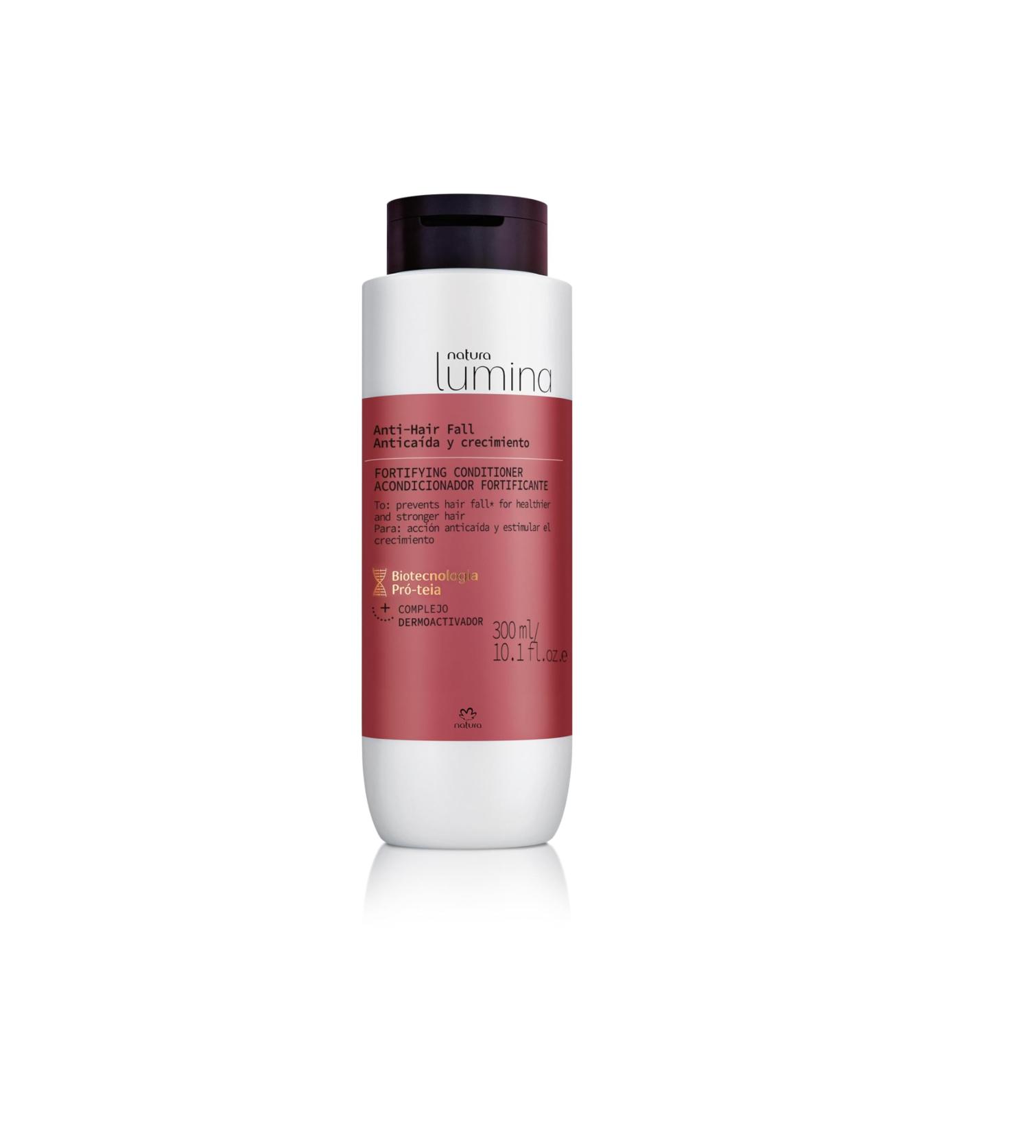 Lumina Anti-Hair Fall Conditioner - Fortify & Strengthen Hair | Vegan Hair Care | 10.1 fl oz - Brazilian Beauty Secrets - Buy Online on GoSupps.com