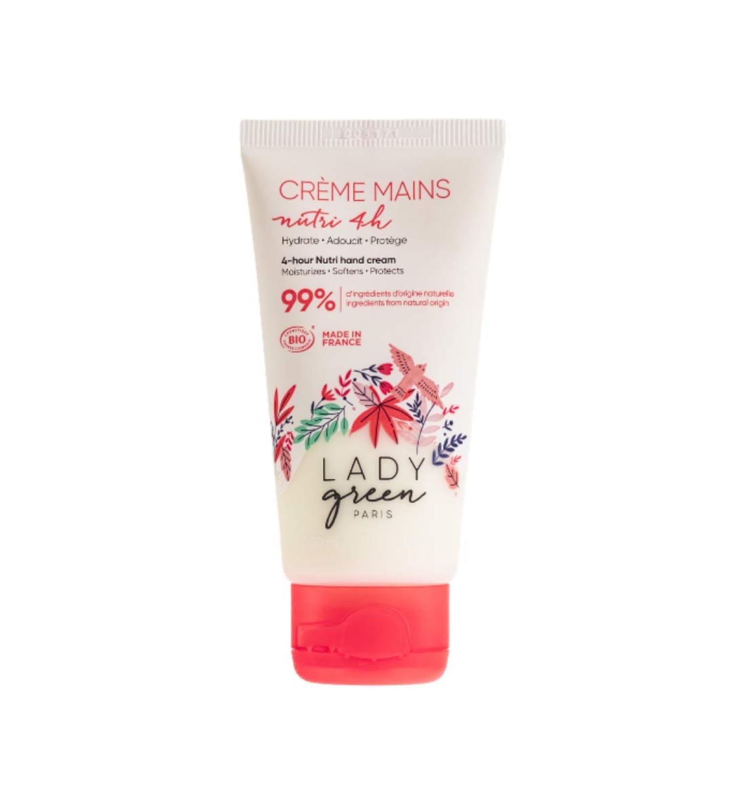 Lady Green Hand Cream Nutri 4H - Nourishing Moisturizer for Soft Hydrated Skin | International Shipping Available - Buy Online on GoSupps.com