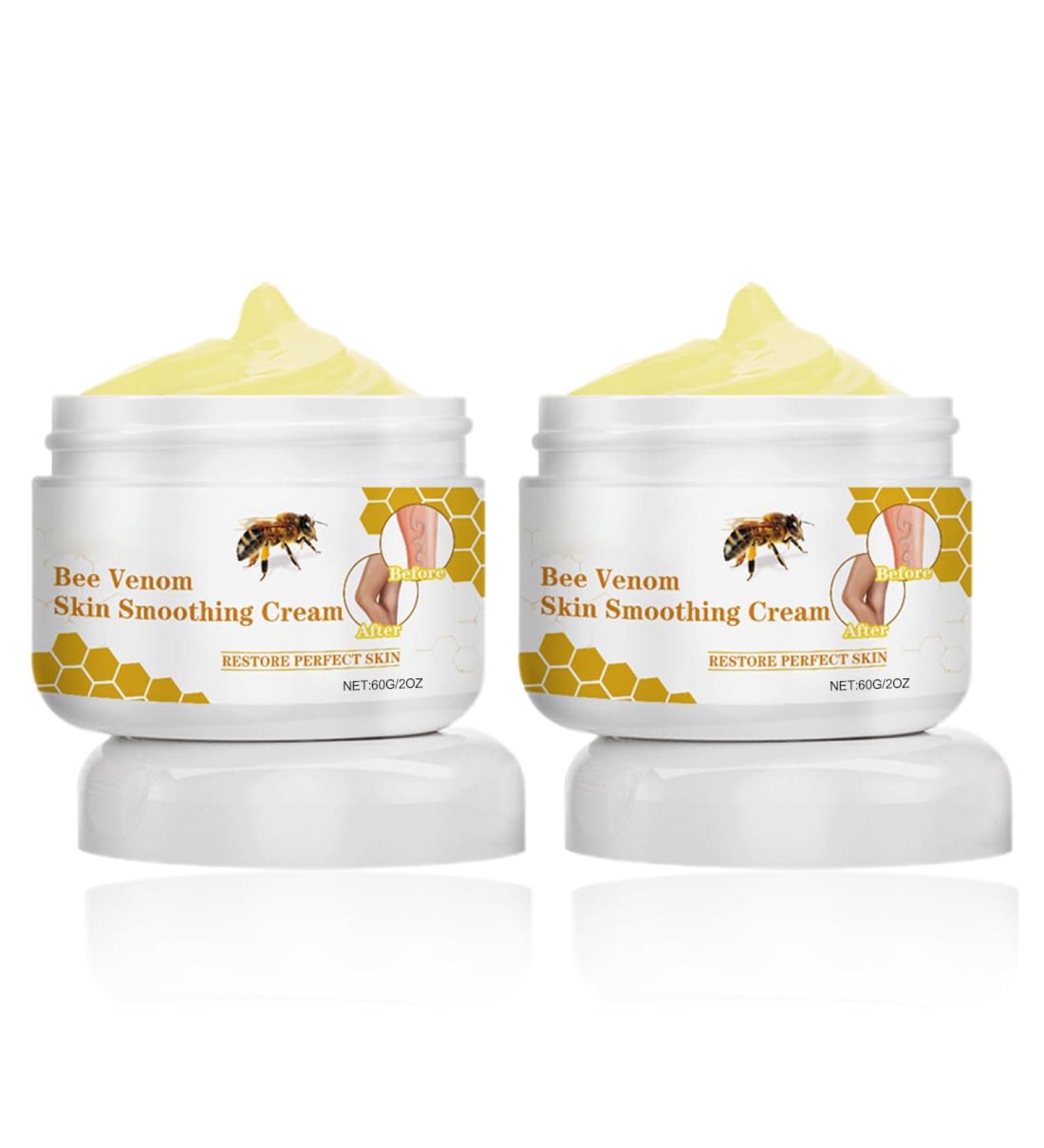 AYVROUP Soin Raffermissant aux Principes Actifs d'Abeille pour Jambes - Convient Tous Types de Peau (2x60g) - Buy Online on GoSupps.com