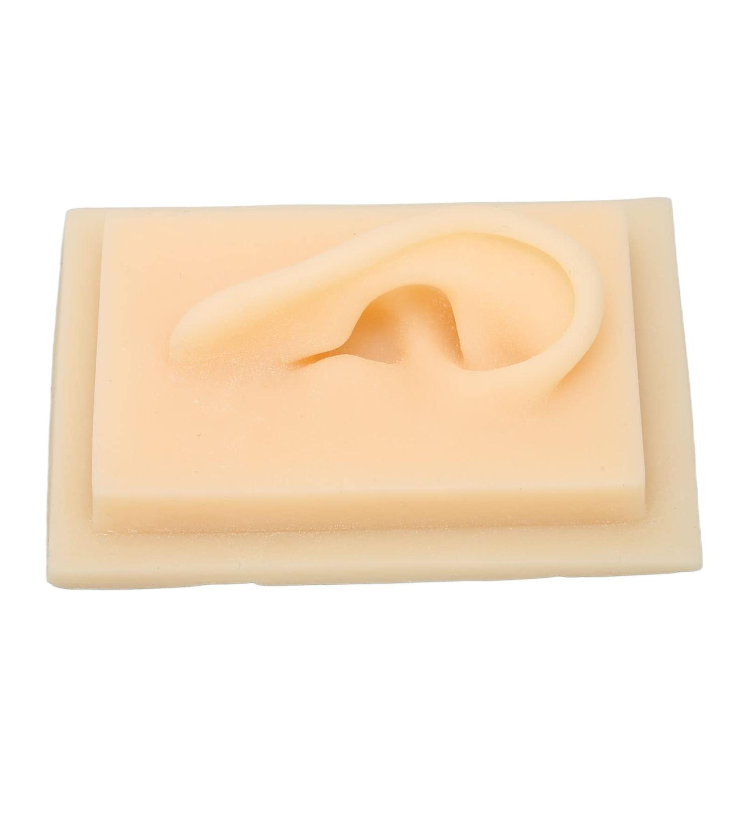 Human Ear Model - Comfortable Lightweight & Soft Silicone for Teaching Demonstrations (Right) | International Shipping Available - Buy Online on GoSupps.com