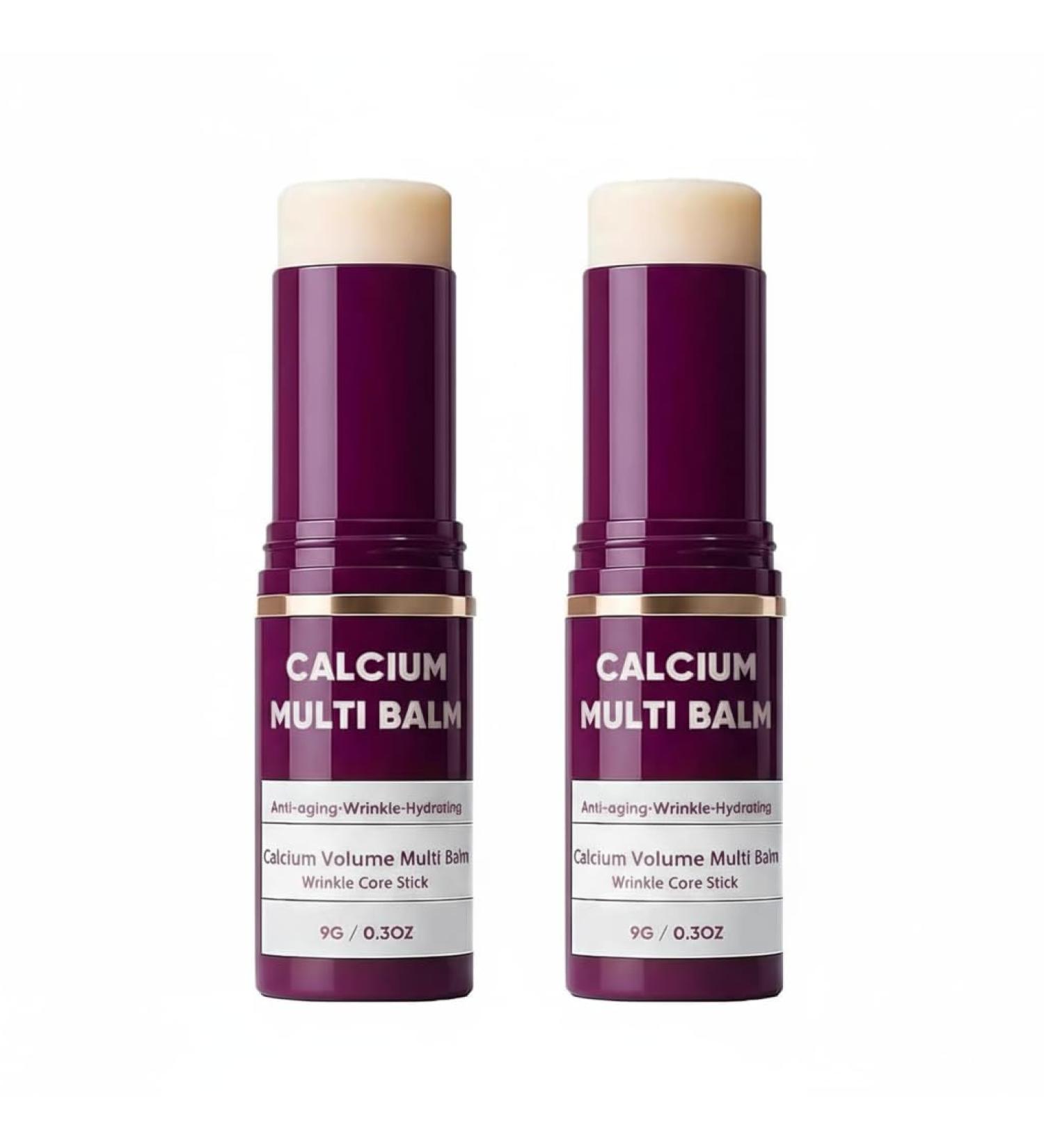 zowamap 2Pcs Calcium Volume Multi Balm Skincare Glow Multi Balm for Face Neck Anti Aging Firming Skincare Stick Moisture CalciumCollagen Stick for Face Eye Lip Neck Fine Lines - Buy Online on GoSupps.com