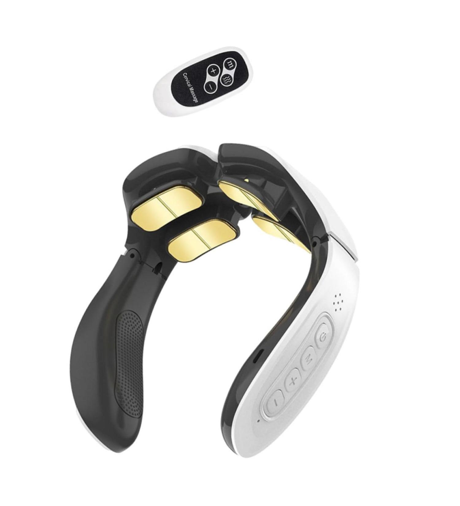 Neck Massage Device Set - Knette Massager for Back & Cervical Spine Care | White Office Health Gear | Perfect Gifts - Buy Online on GoSupps.com