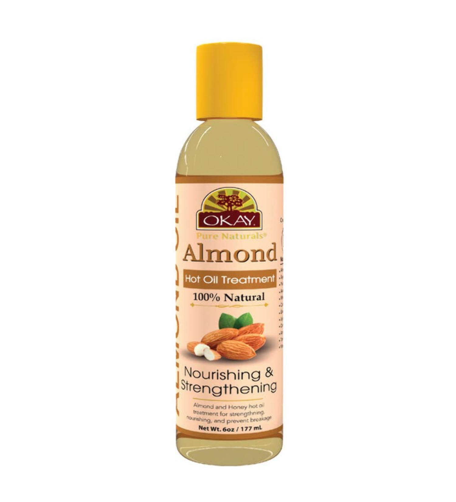 OKAY HOT OIL TREATMENT ALMOND 6oz / 177ml