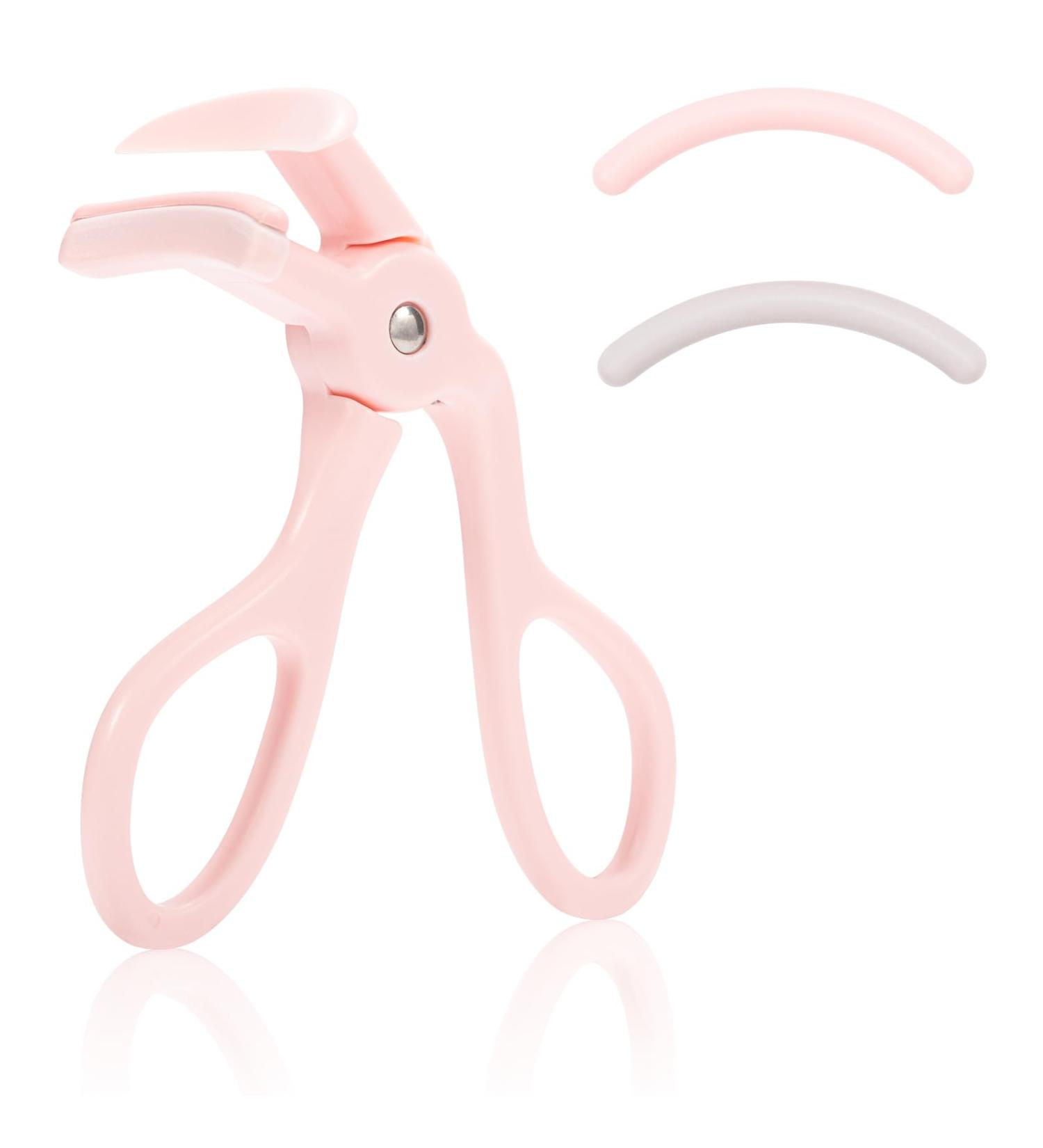 Eyelash Curlers Pink Lash Curler with 1 Pcs Extra Silicone Replacement Pads Quick Natural Curling Eyelash Curler Makeup Tool for Women and Girls 24 Hours Eyelash Curl - Buy Online on GoSupps.com