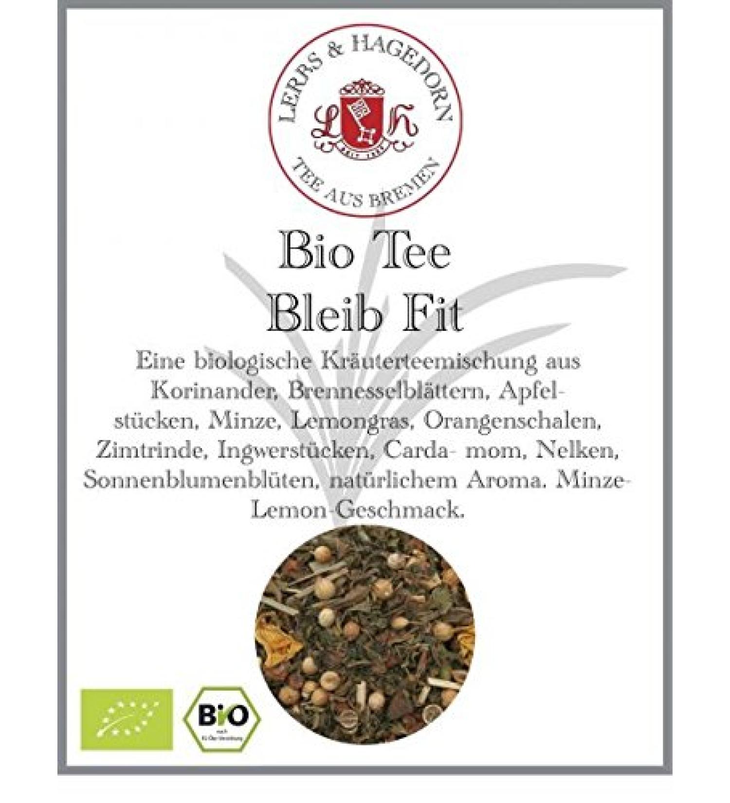  Lerbs & Hagedorn Lerbs & Hagedorn Organic T-Shirt - Slim Fit - Mint & Lemon Flavour - 1 kg (approx. 71 L) - Corinander Nettle Leaves Apple Pieces Mint Lemongrass - Buy Online on GoSupps.com