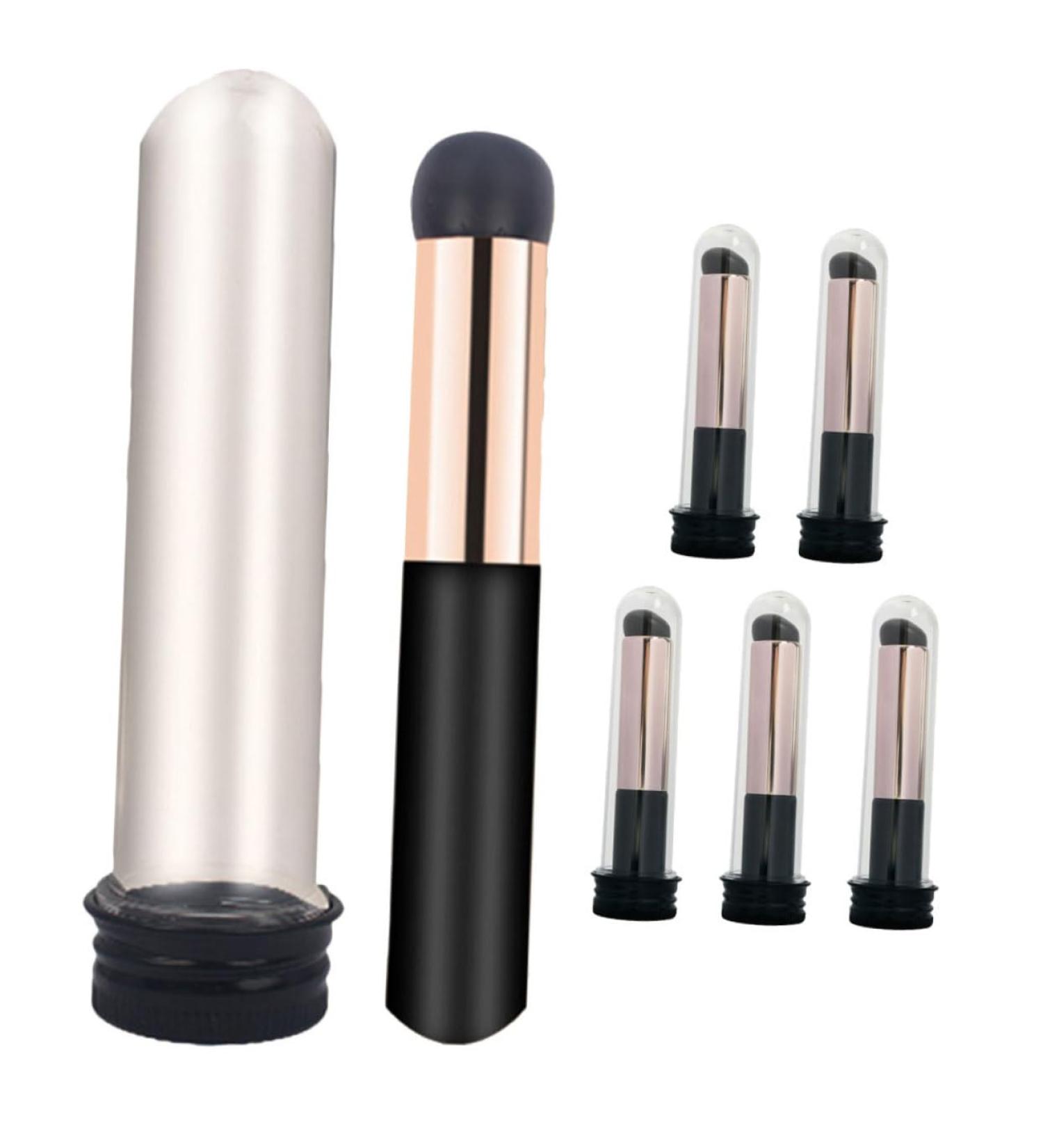 Buy 6pcs Lip Brush Set | Portable Lip Balm & Lipstick Applicator | Miss Advanced Makeup Tools - Buy Online on GoSupps.com