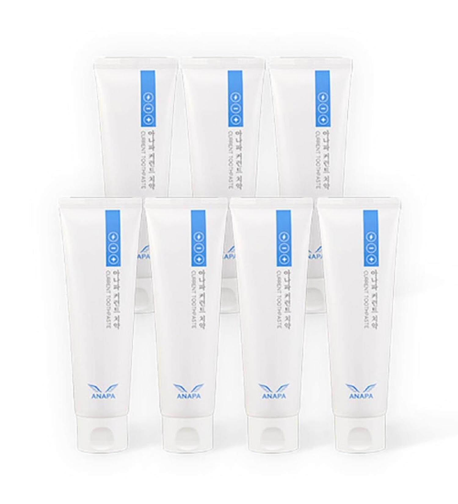 Anapa Natural Salt Toothpaste 7-Pack 4.23 oz Each | Refreshing Oral Care with Natural Salt & Herbal Extracts | Contains 1000 ppm Fluoride for Tooth Strength - Buy Online on GoSupps.com